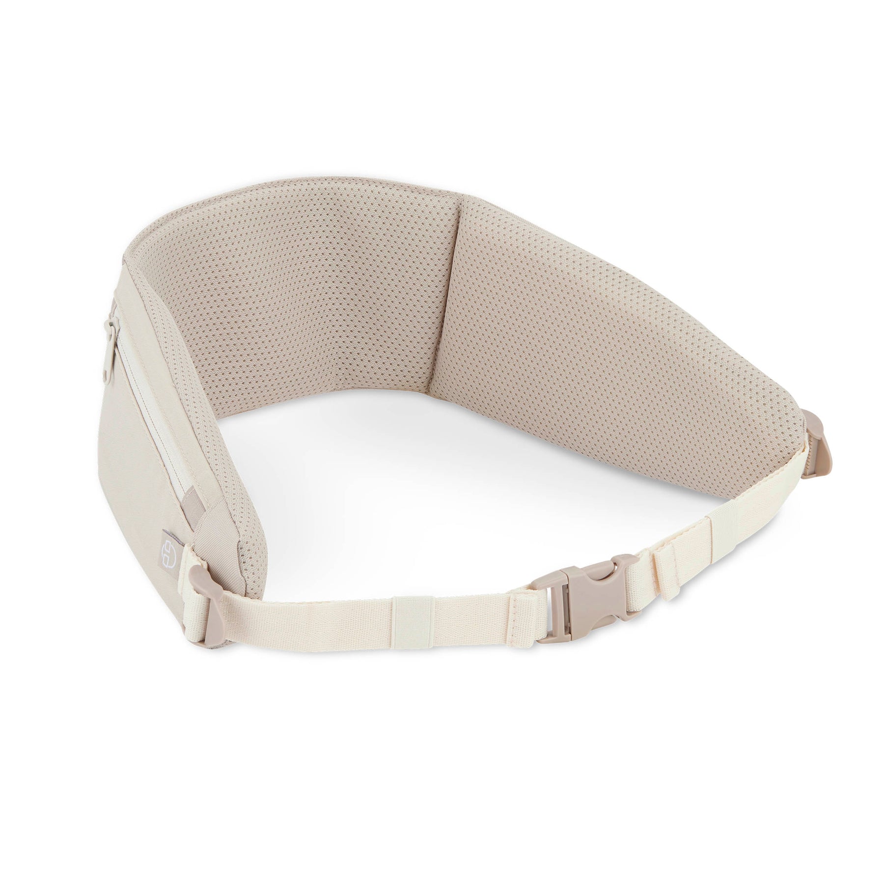 Sandfarbener, gepolsterter Hüftgurt 'Taylor' für Allen Travel mit verstellbarem Gurt und Klickverschluss