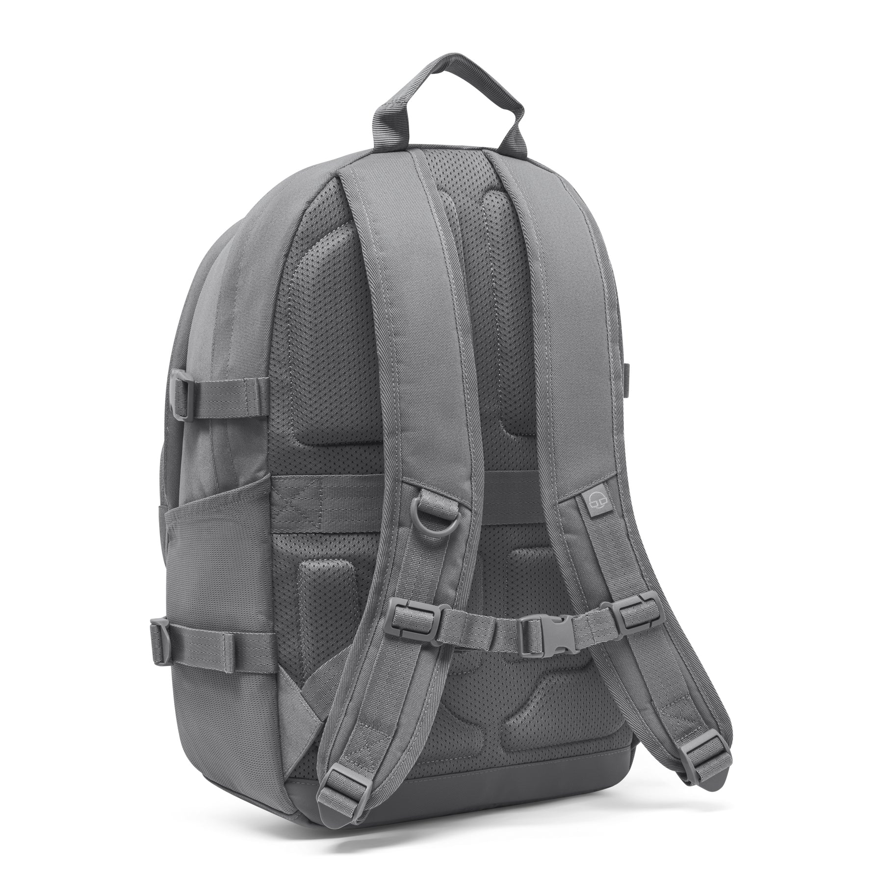 Johnny Urban Rucksack 'Lian' mit gepolsterten Rückenträgern und atmungsaktivem Rückenpolster in Grau