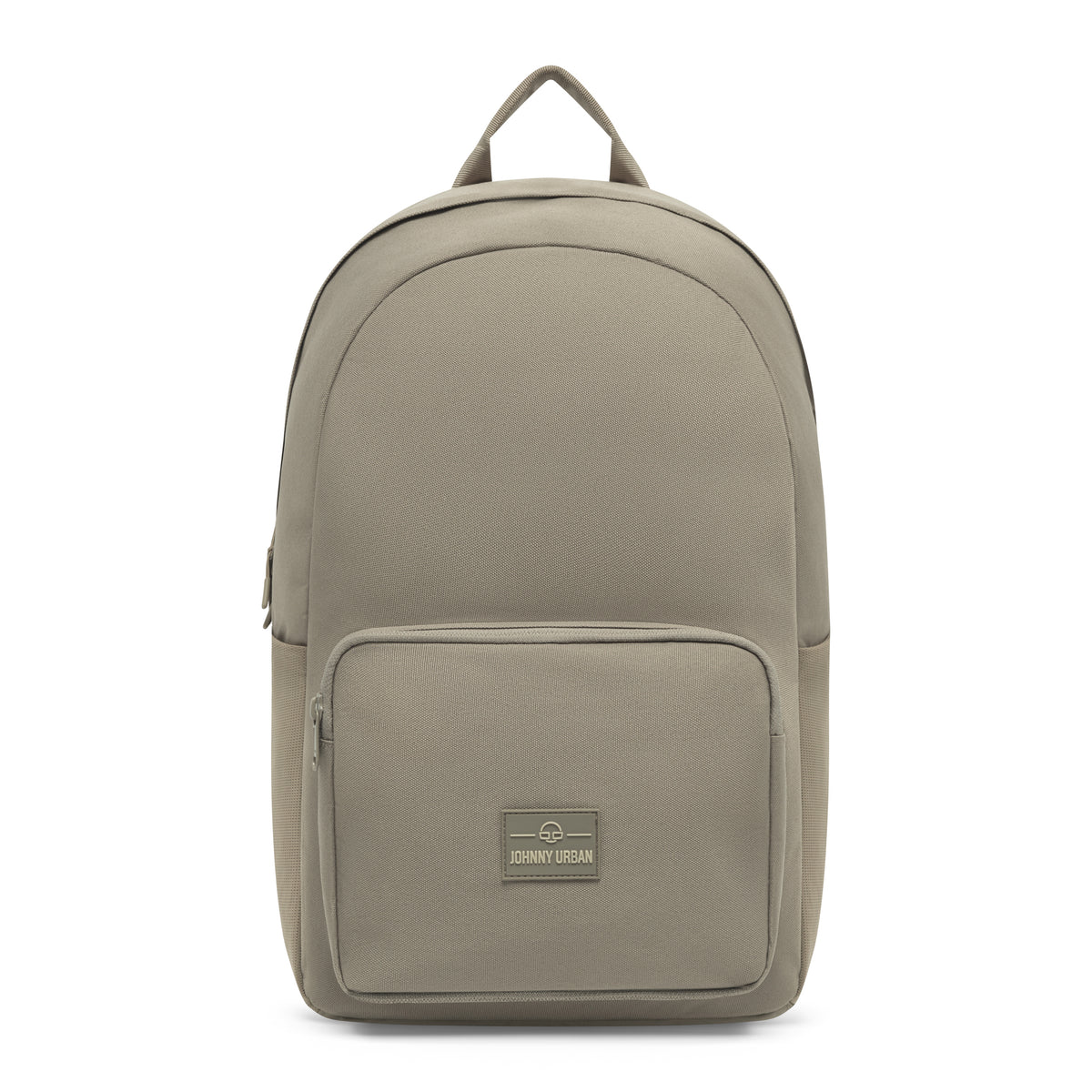 Johnny Urban Rucksack 'Mo' in desertgrau mit Fronttasche und Tragegriff
