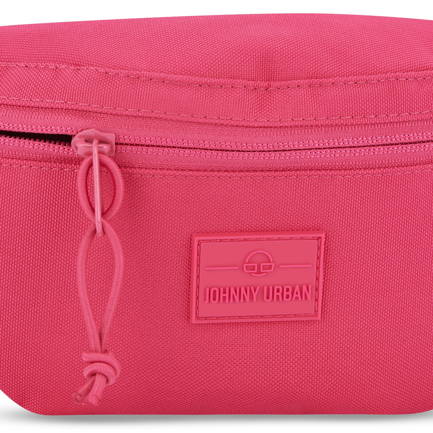 Rosa Bauchtasche 'Erik Small' von Johnny Urban aus robustem Material mit Reißverschluss und markantem Logo