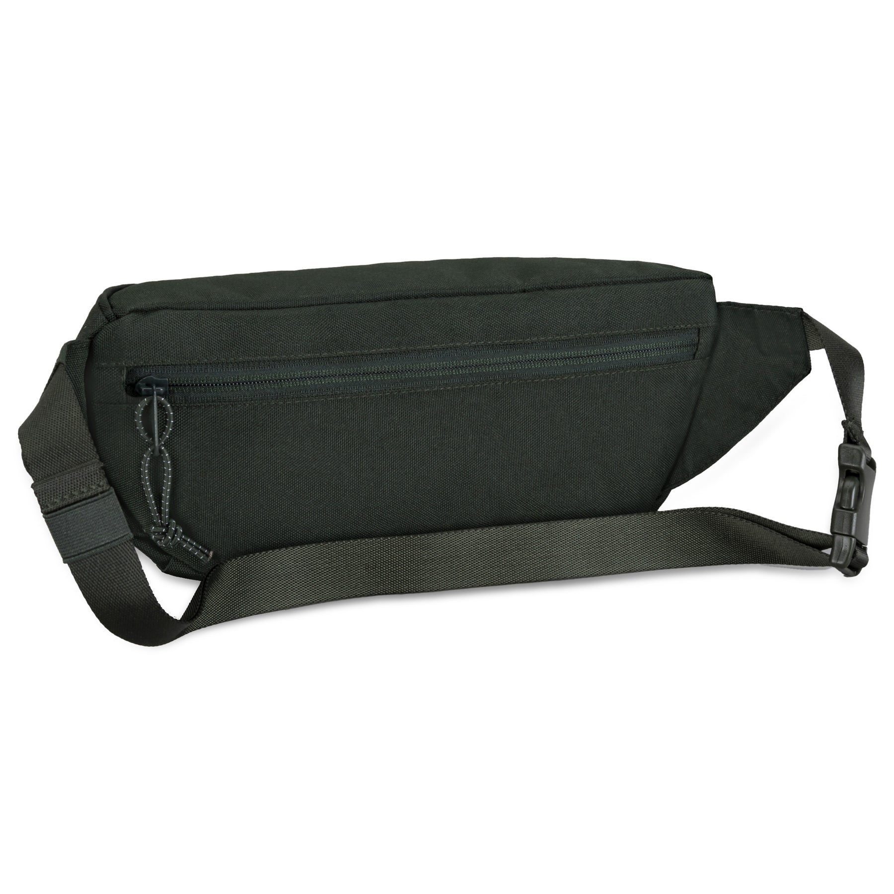 Dunkelgrüne Bauchtasche 'Tom' von Johnny Urban mit Reißverschluss und verstellbarem Gurt