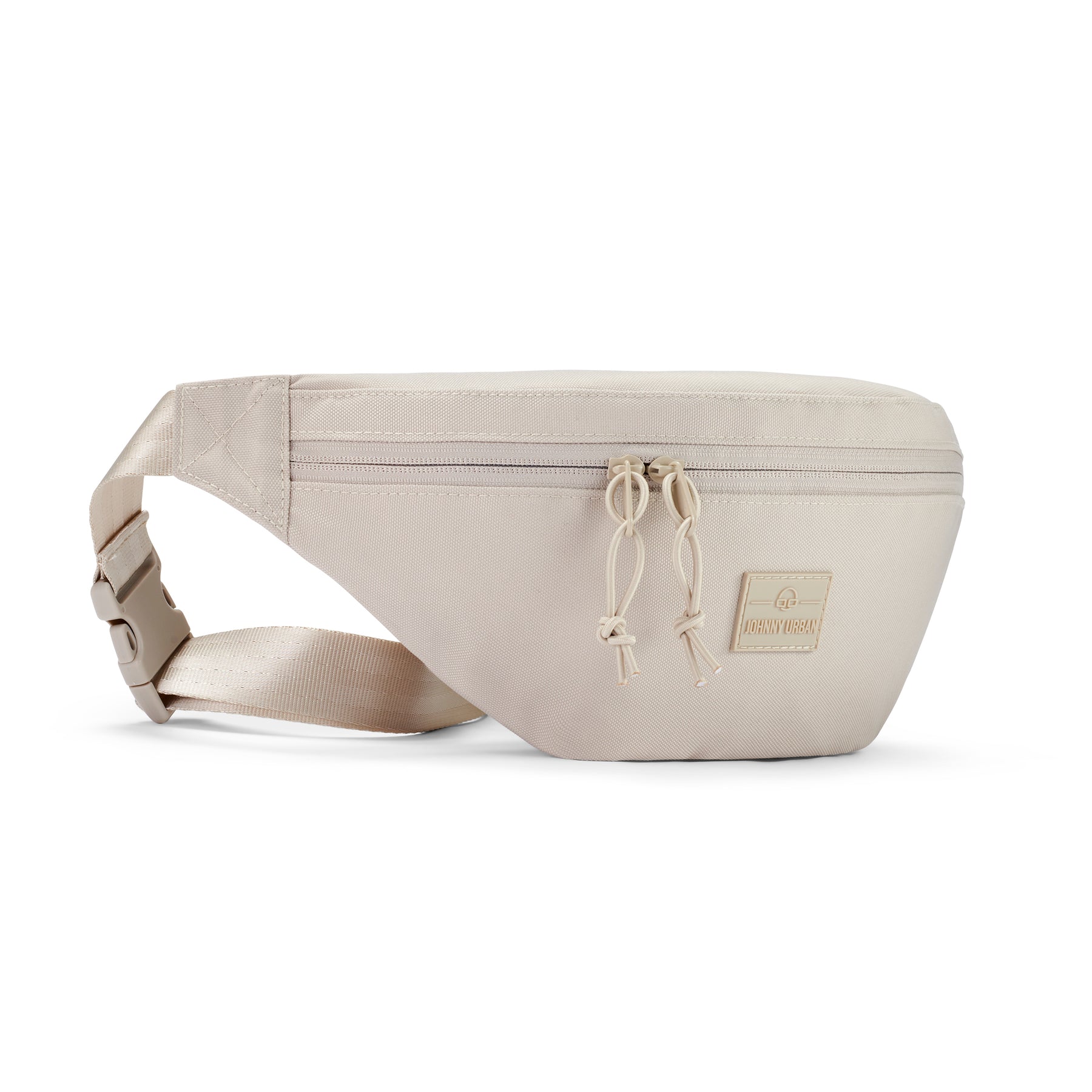 Beige Bauchtasche 'Erik Large' von Johnny Urban mit Reißverschluss und verstellbarem Gurt