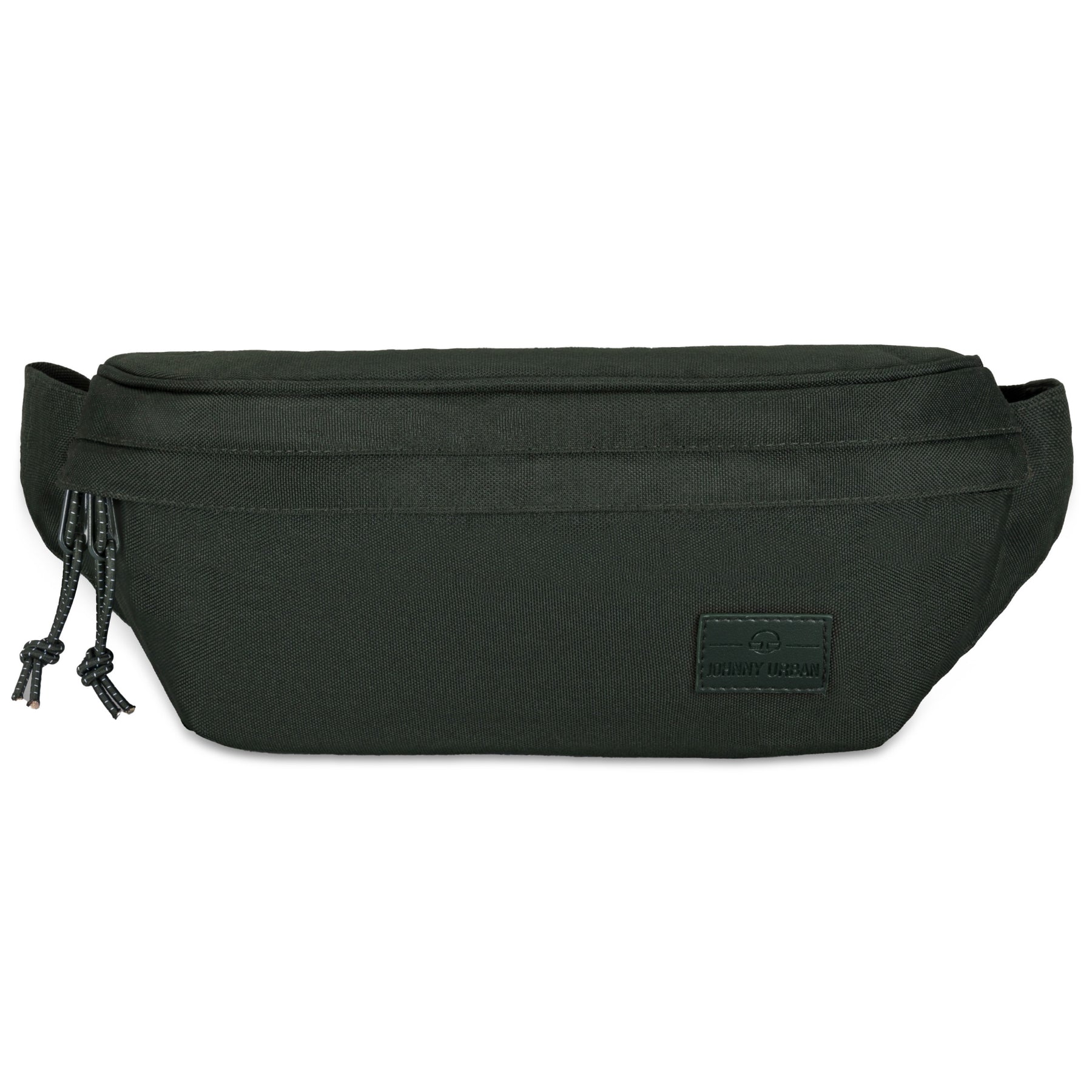 Grüne Bauchtasche 'Tom' von Johnny Urban mit Reißverschluss und Logo-Patch