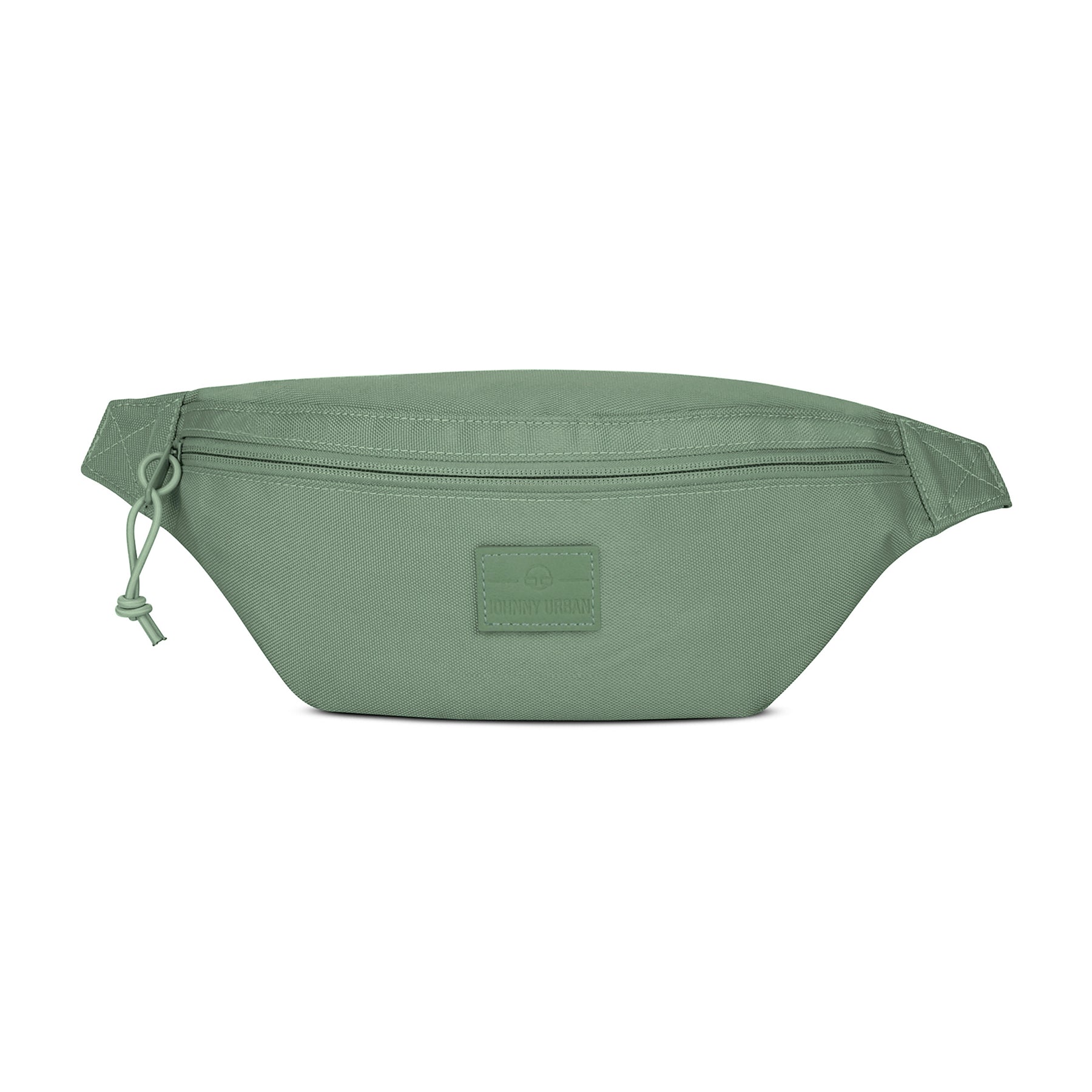 Grüne nachhaltige Bauchtasche 'Erik Small' von Johnny Urban aus robustem Material mit Reißverschluss