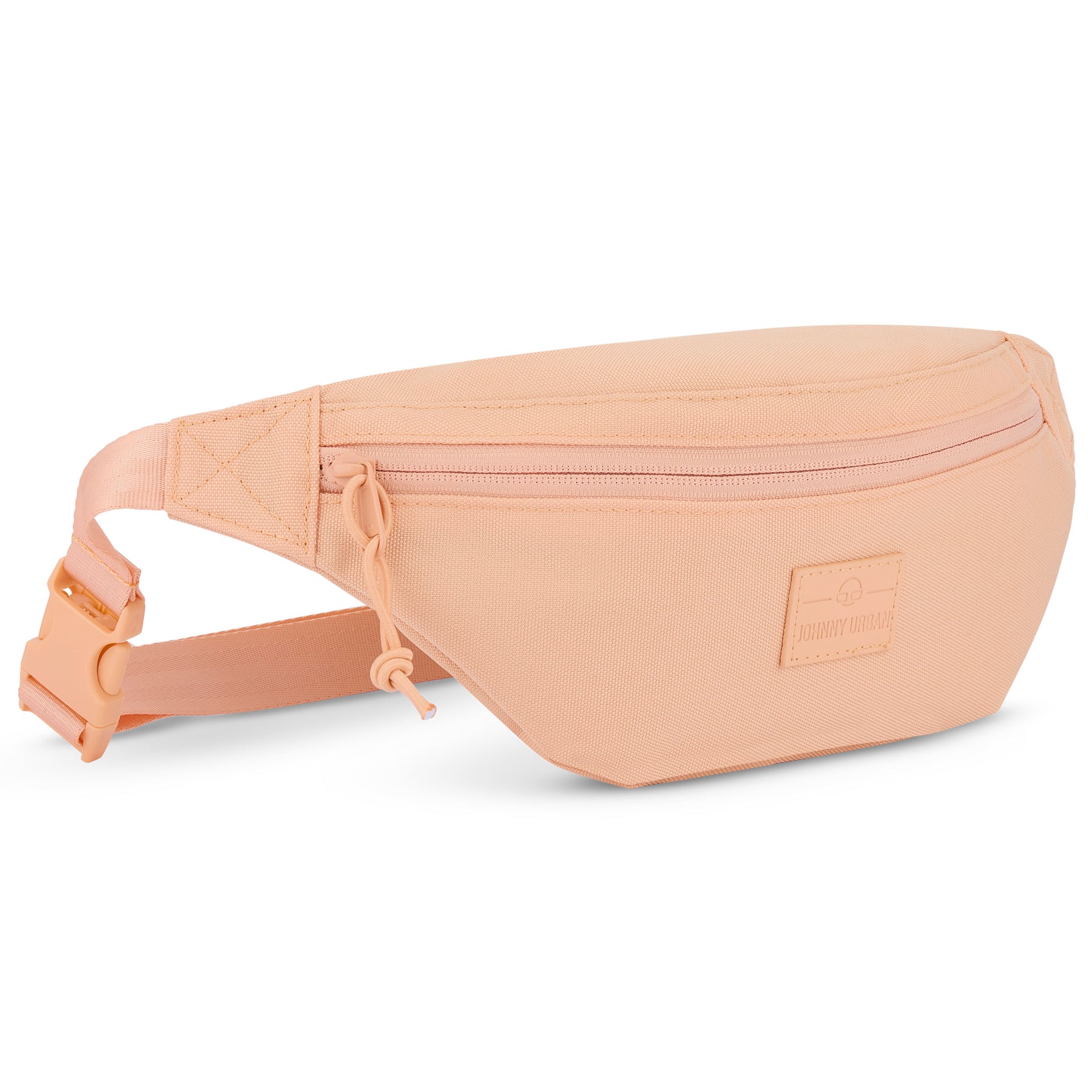 Bauchtasche 'Erik Small' von Johnny Urban in Pfirsich mit einem Reißverschluss und verstellbarem Gurt