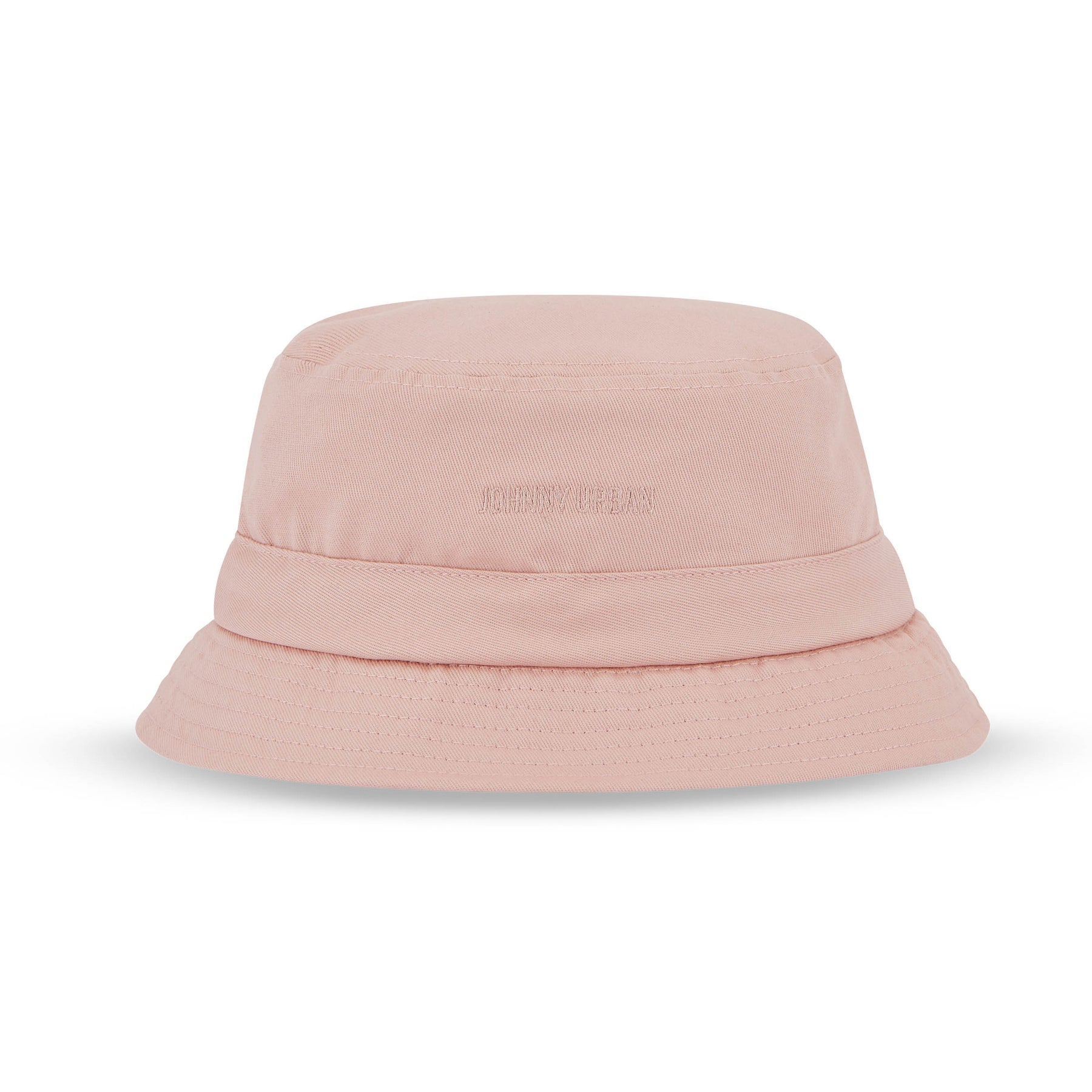 Babyrosa Bucket Hat 'Gill' von Johnny Urban aus Stoff mit gesticktem Logo