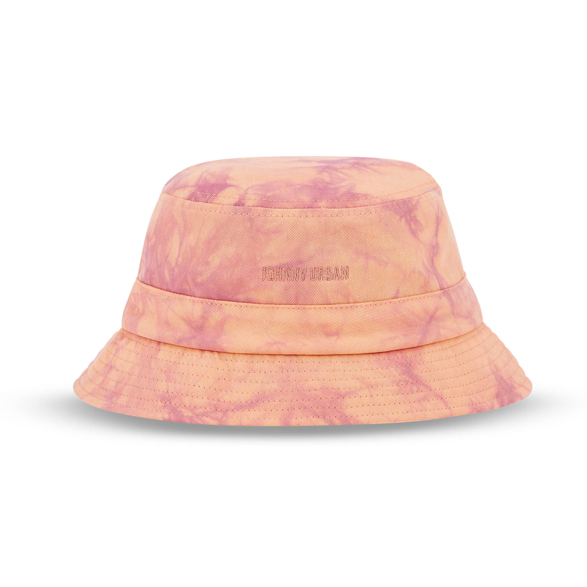 Johnny Urban Bucket Hat 'Gill' mit orange-rosa Batikmuster aus Stoff