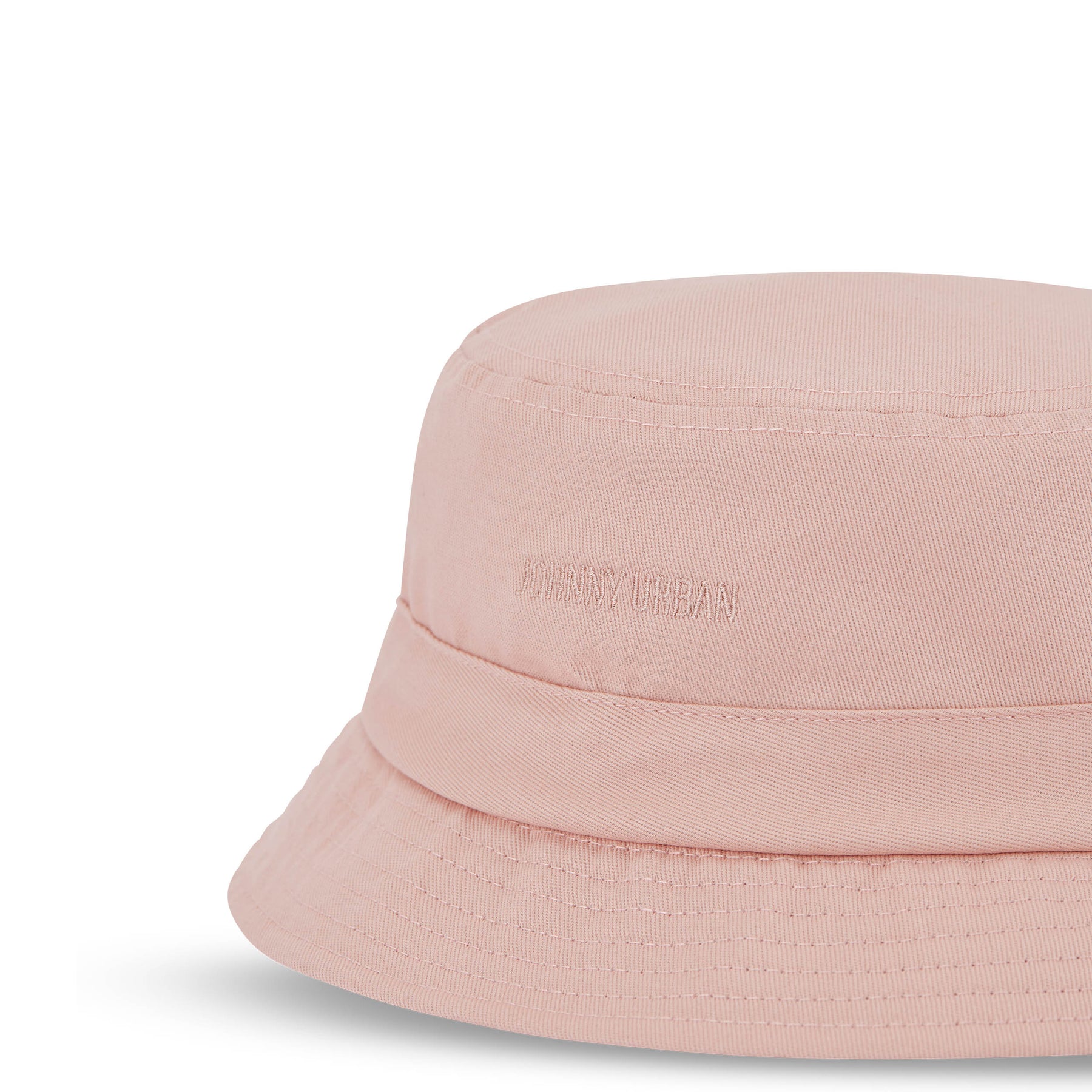 Rosafarbener Bucket Hat 'Gill' von Johnny Urban mit feiner Textur