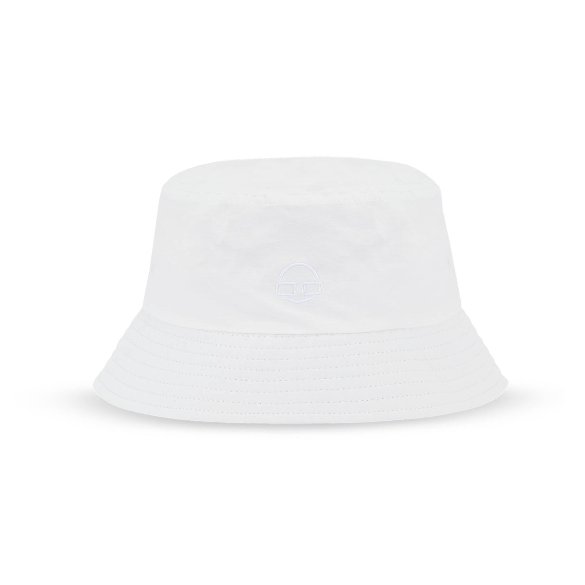 Weißer Bucket Hat 'Bob' von Johnny Urban mit dezenter Logoprägung vorne