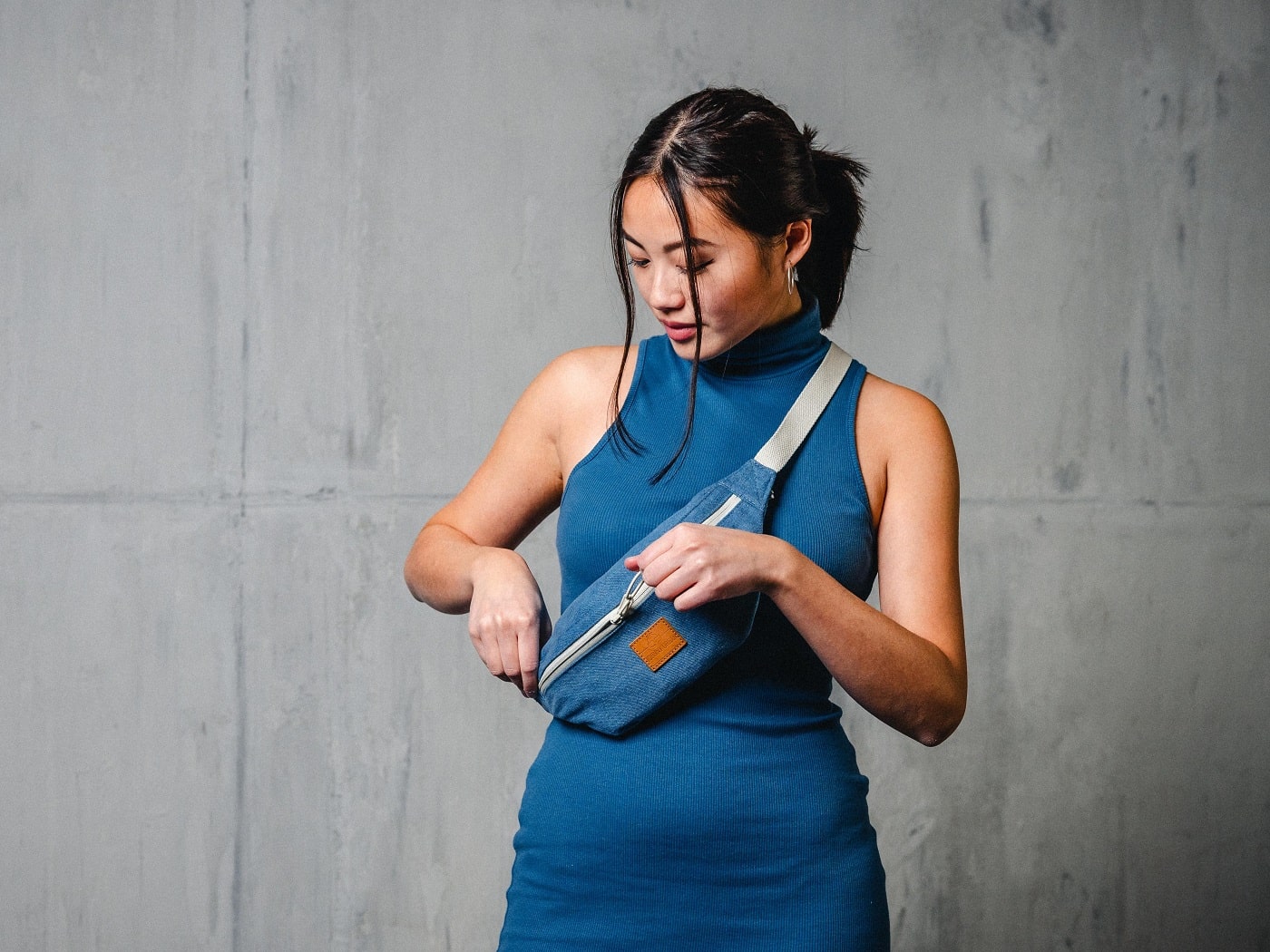 Bauchtasche Toni in Denim - Johnny Urban