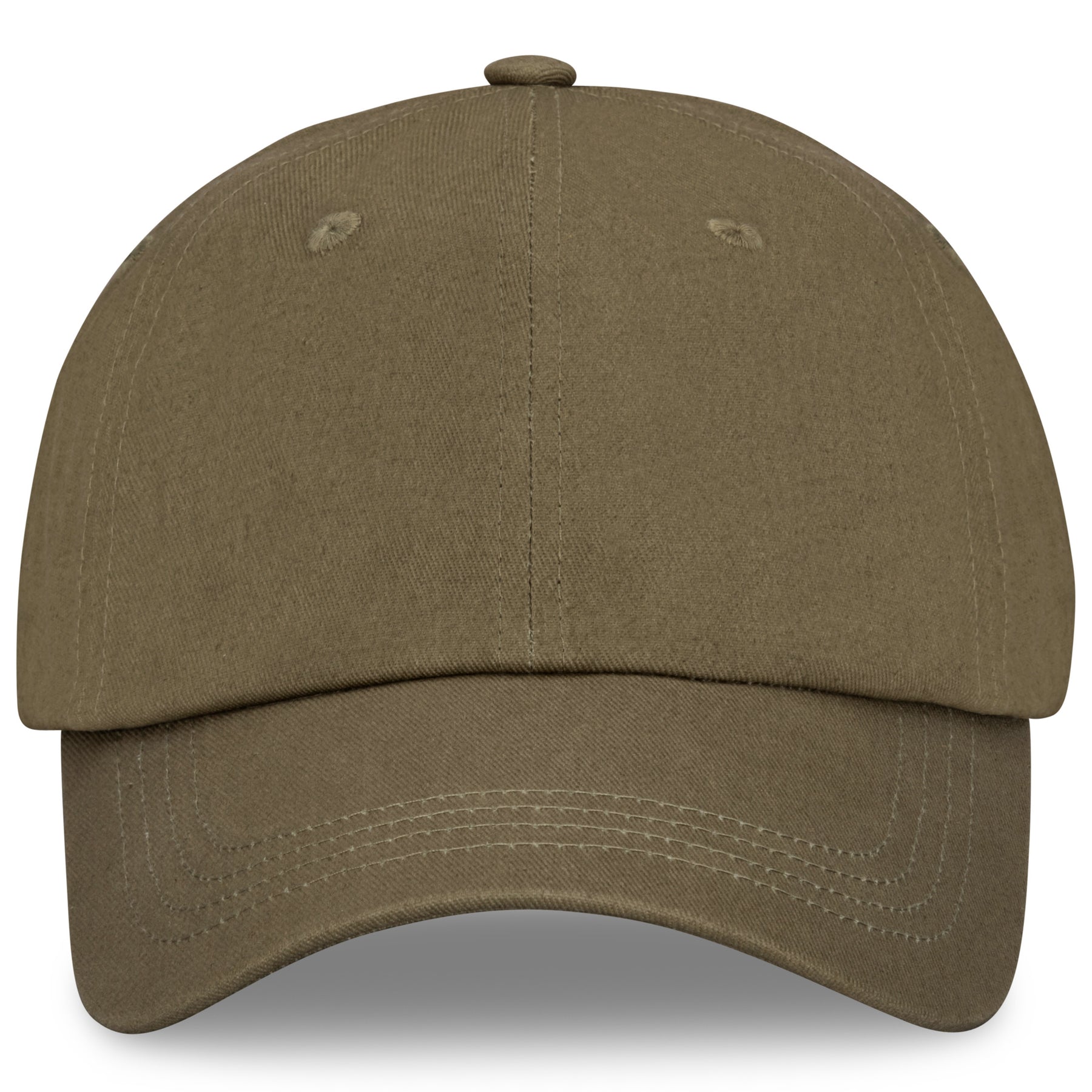 Olivegrüne Cap 'Jen' von Johnny Urban mit gebogenem Schirm aus Baumwolle