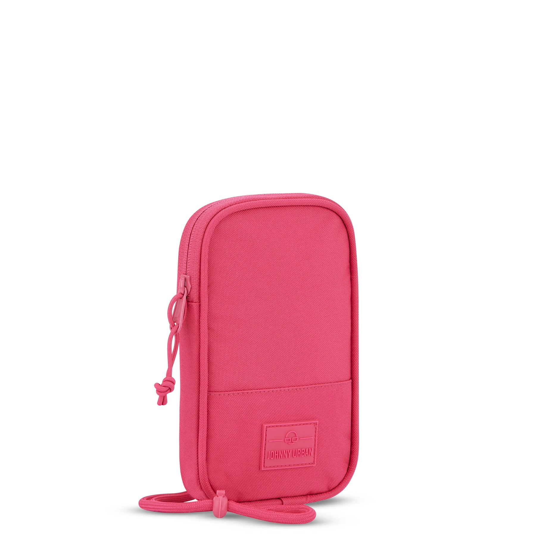 Pinkfarbene Umhängetasche 'Josh' von Johnny Urban aus robustem Material mit Reißverschluss