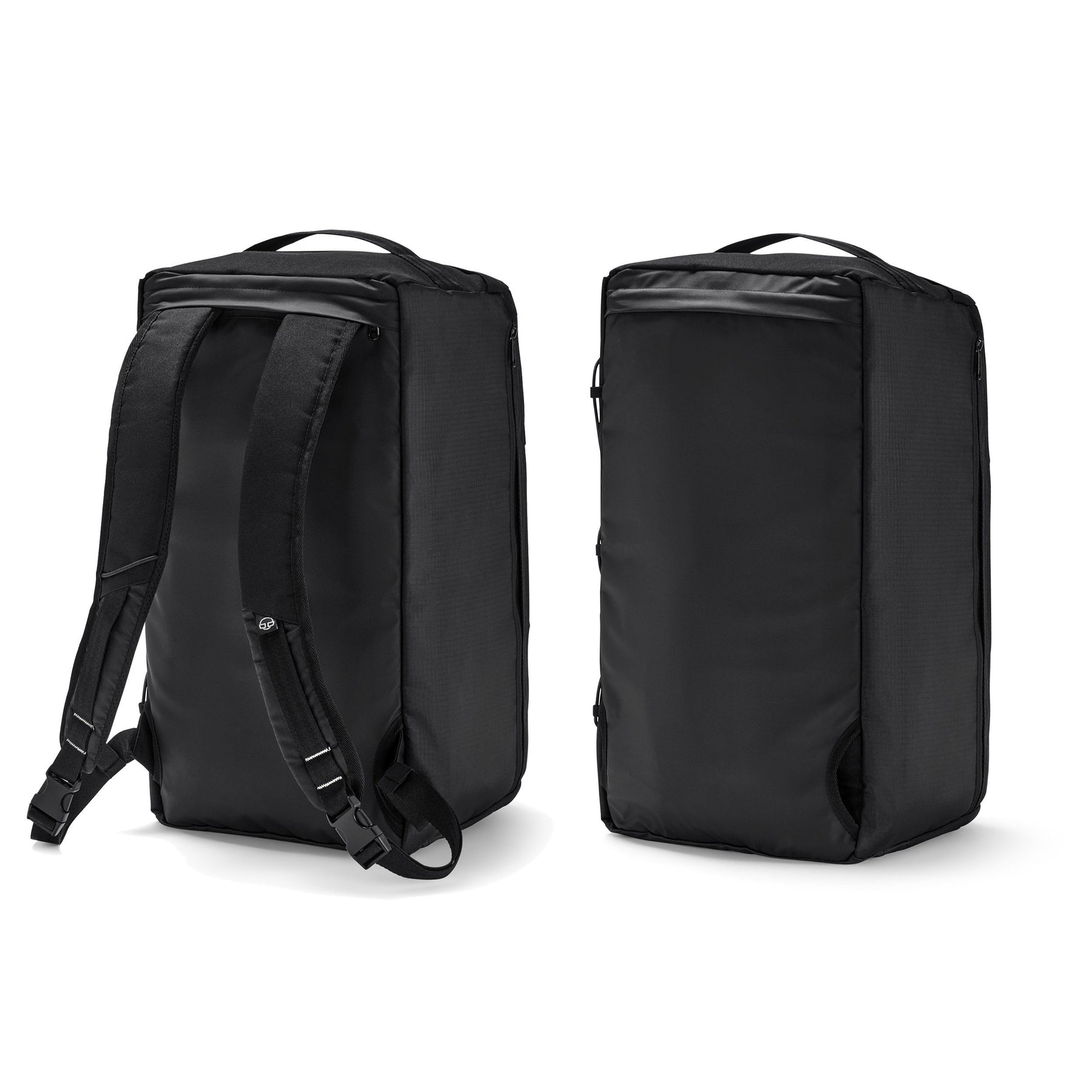 Schwarze duffle Bag 'Shawn Medium' von Johnny Urban, rechteckig, mit gepolsterten Schultergurten und Tragegriff