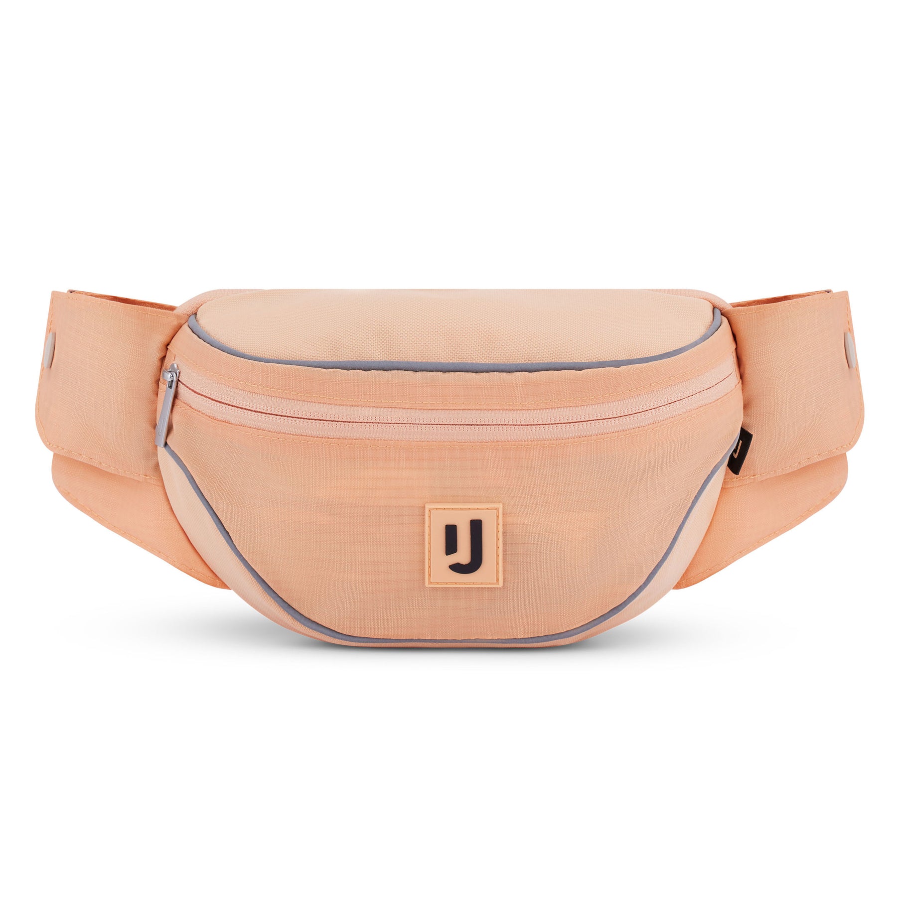 2in1 Bauchtasche 'Jimmy' von Johnny Urban in apricot mit Reißverschluss und grauen Details