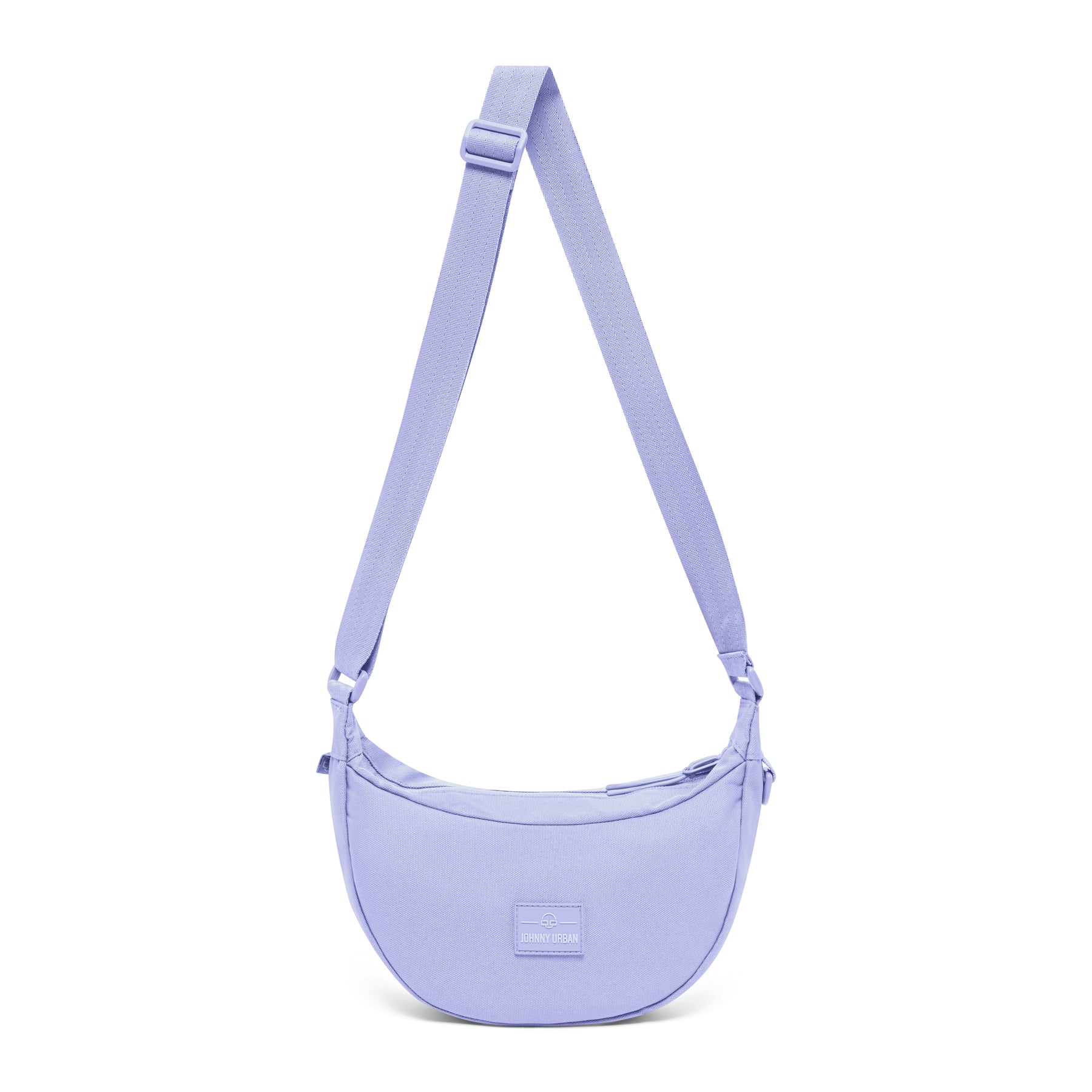 Lila Half Moon Bag 'Ally Small' von Johnny Urban mit verstellbarem Schultergurt