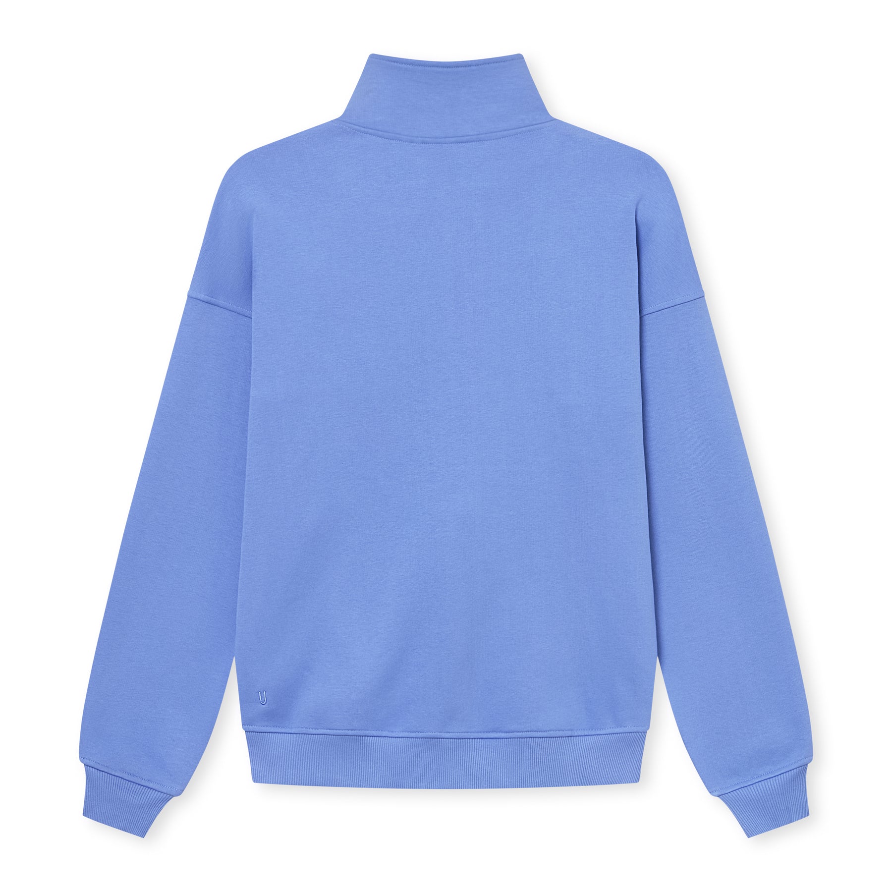 Halb-zip Sweatshirt 'Cooper' von Johnny Urban in Blau mit Stehkragen und langen Ärmeln