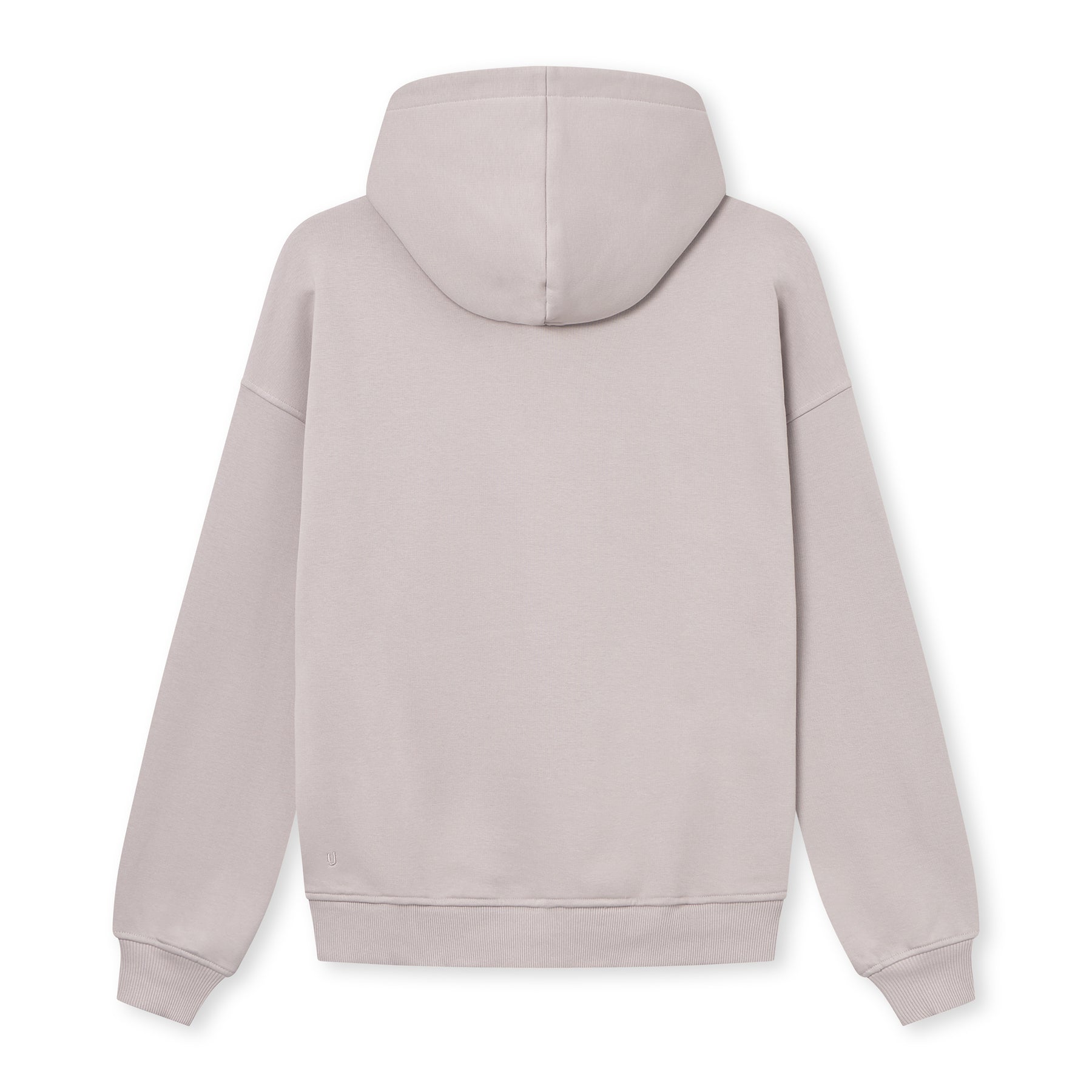 Johnny Urban Oversized Hoodie 'Cody' in beige, Rückansicht, Kapuze, gerippte Bündchen
