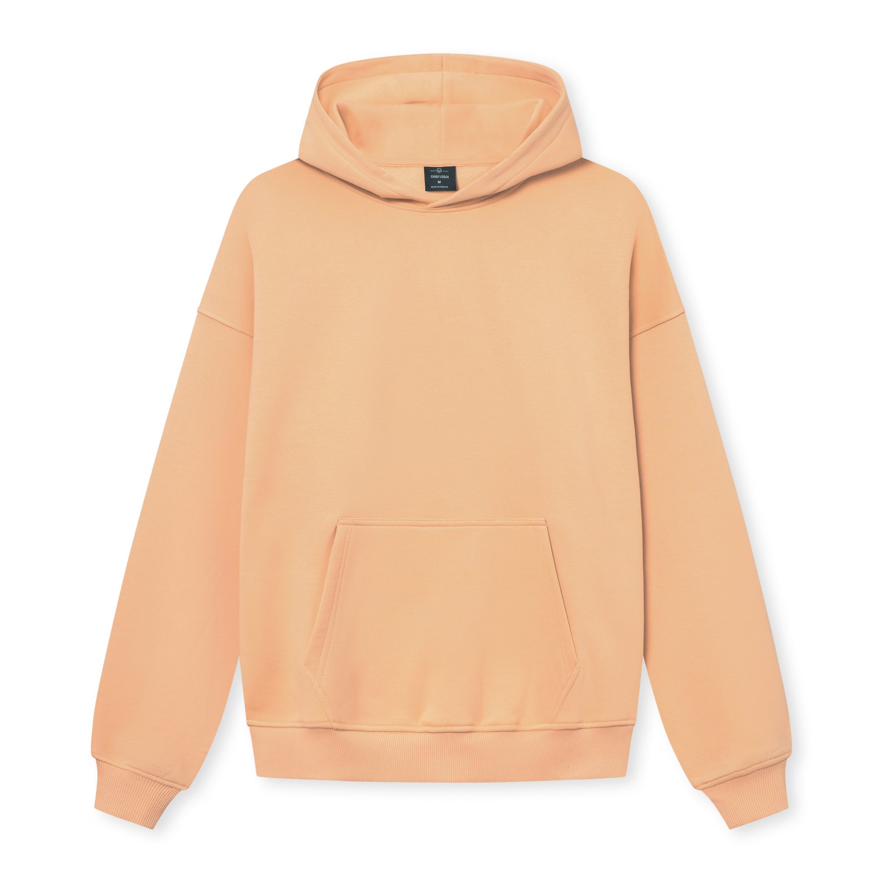 Oversized Hoodie 'Cody' in Pfirsich mit Kapuze und Kängurutasche
