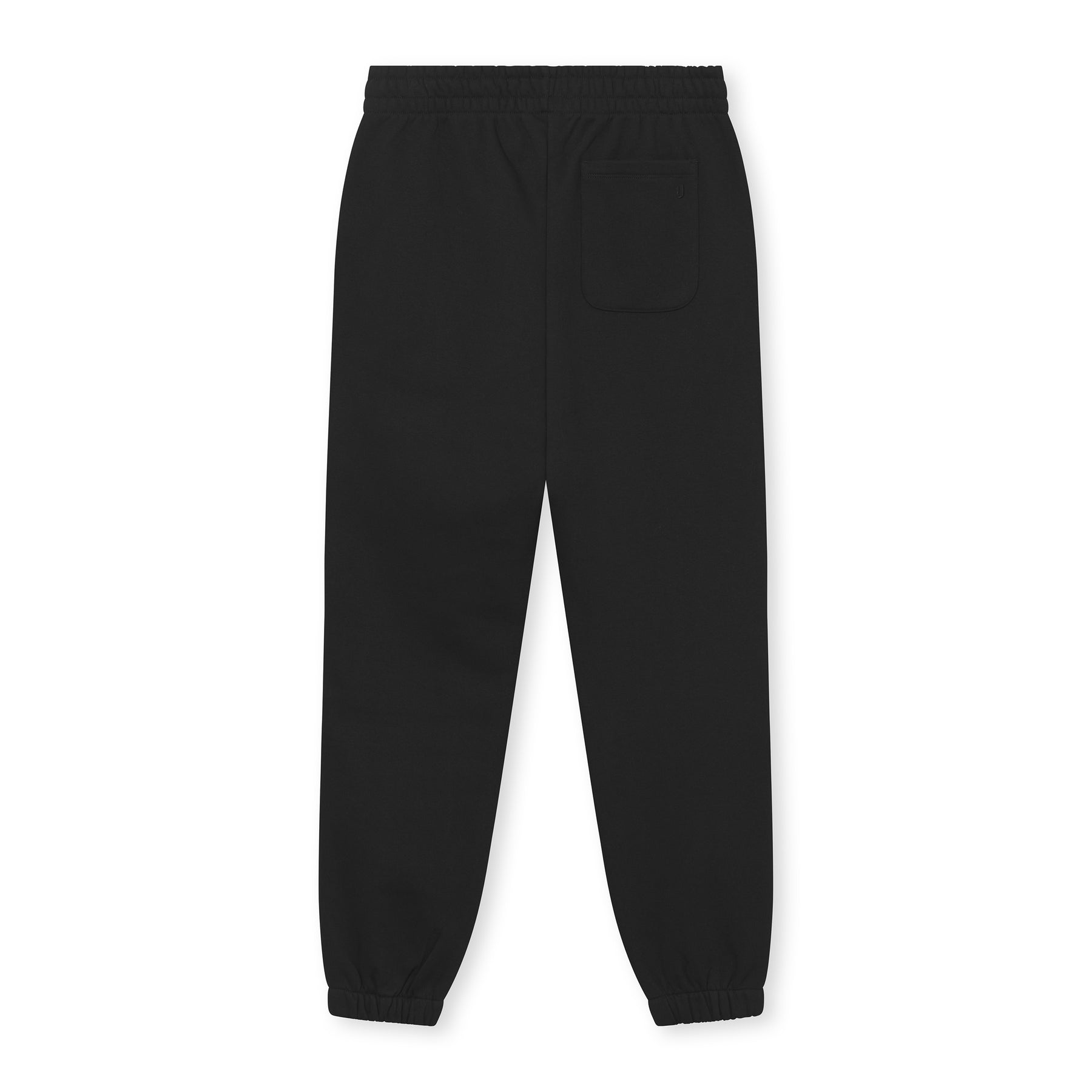 Schwarze unisex Jogginghose "Owen" von Johnny Urban mit elastischem Bund und Bündchen, eine Gesäßtasche