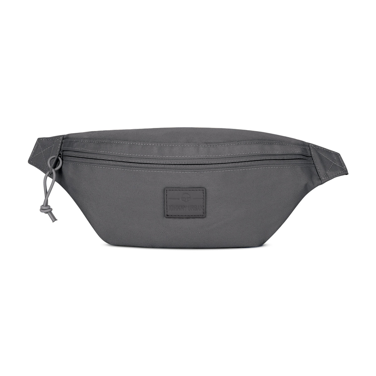 Dunkelgraue Johnny Urban Bauchtasche 'Erik Small' aus robustem Material mit Reißverschluss vorne