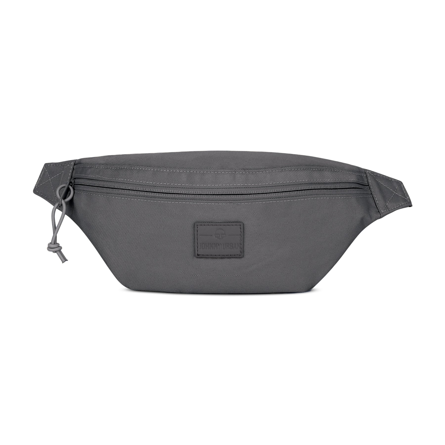 Dunkelgraue Johnny Urban Bauchtasche 'Erik Small' aus robustem Material mit Reißverschluss vorne