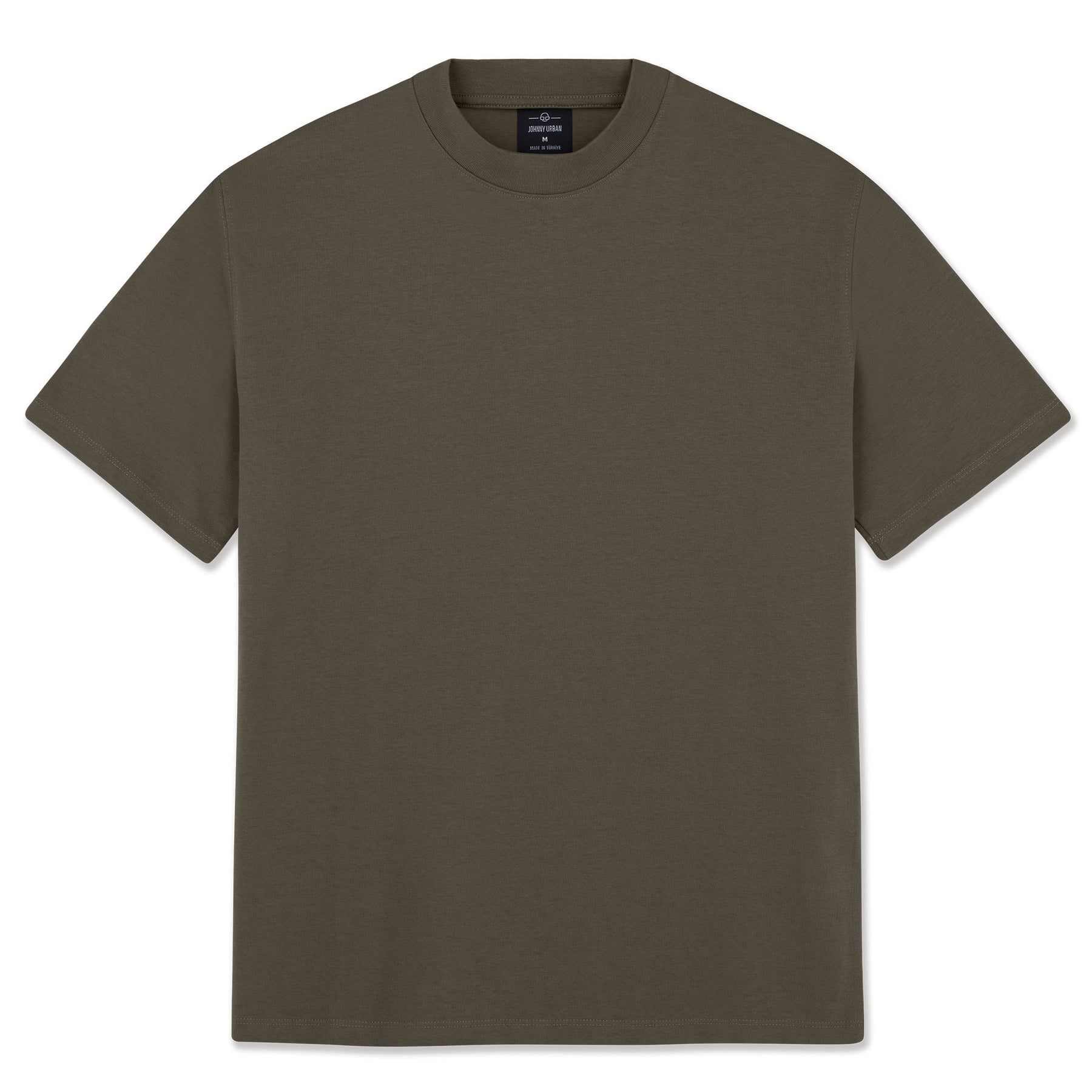 Unisex Johnny Urban T-Shirt 'Sammy' in olivgrün, oversized Passform, Rundhalsausschnitt