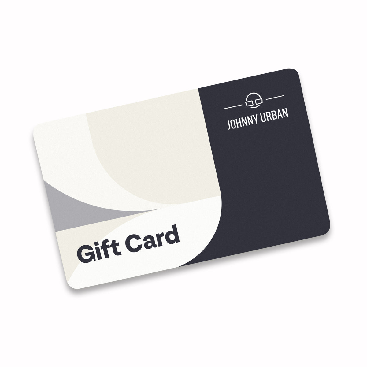 Johnny Urban Geschenkkarte mit geometrischem Design in Grau, Weiß und Schwarz