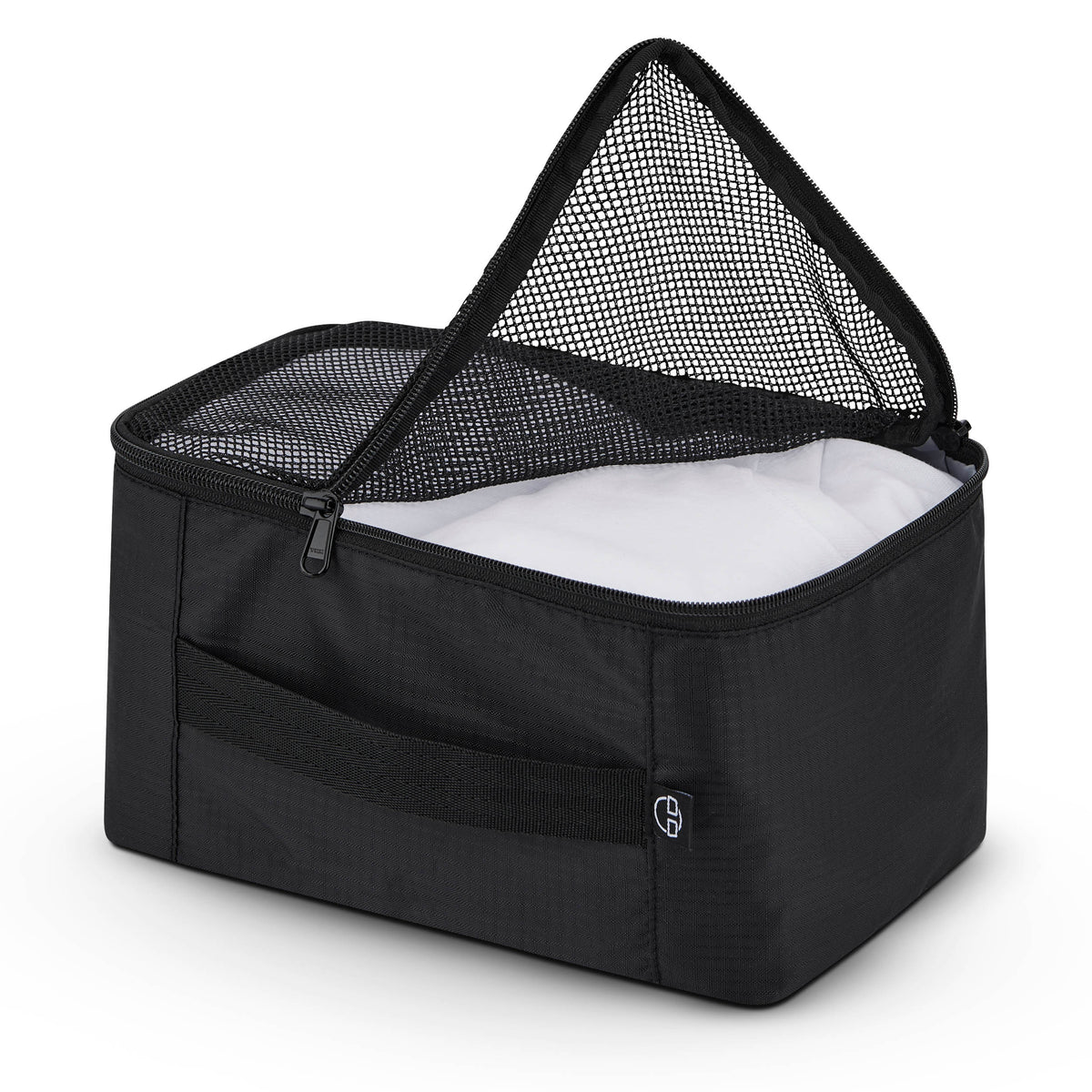 Schwarze Kleidertasche 'Zack' von Johnny Urban mit Netzfach und Reißverschluss