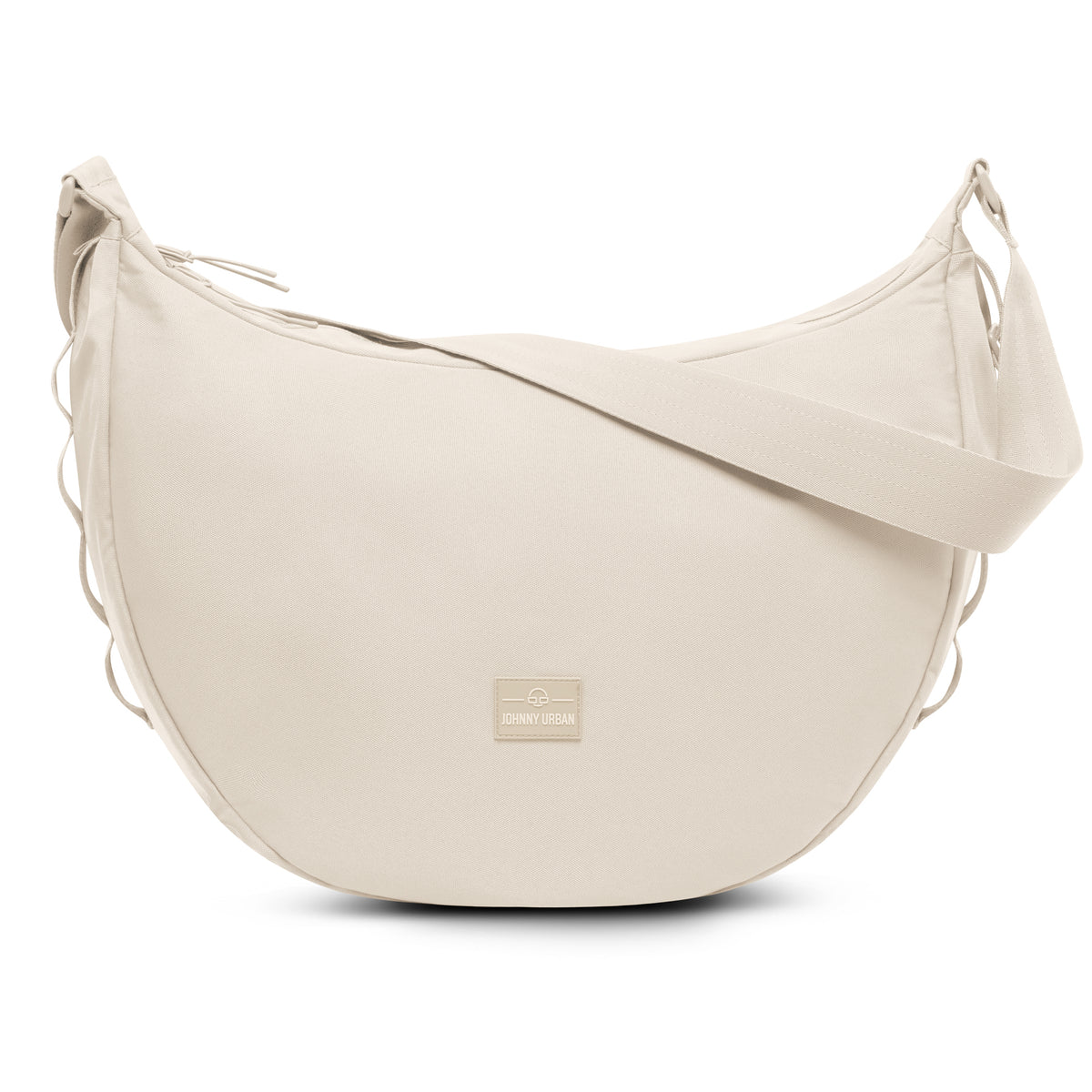Johnny Urban Half Moon Bag 'Ally XL' in sandfarben mit verstellbarem Schultergurt