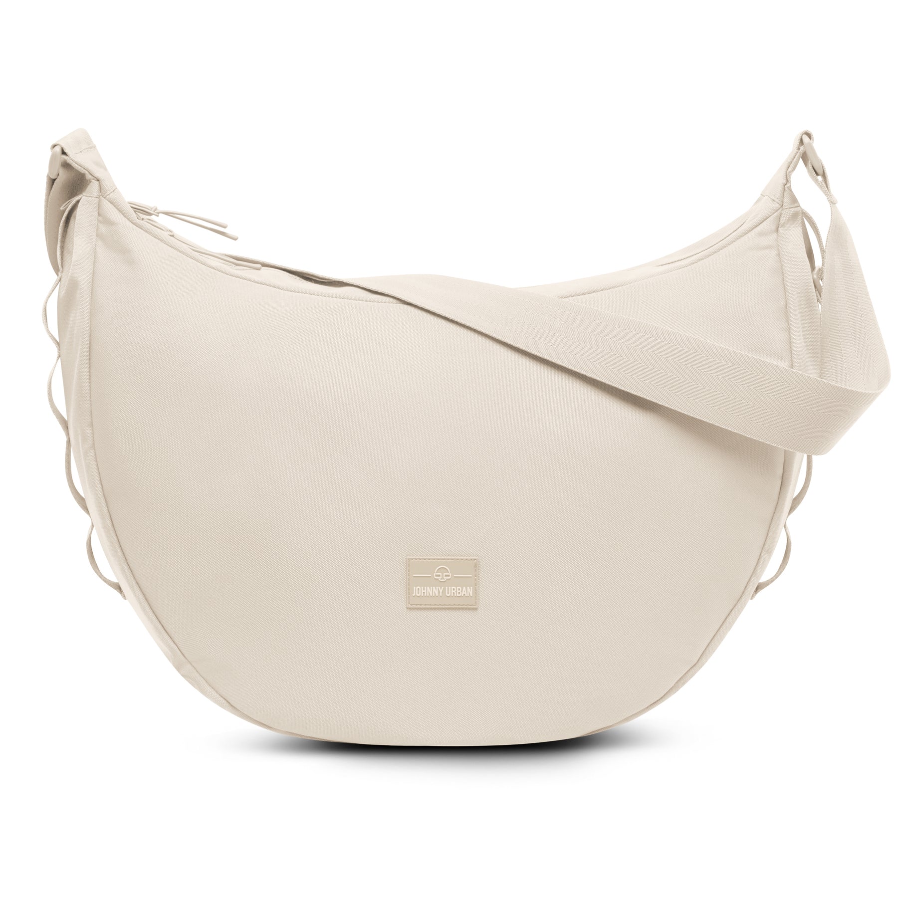 Johnny Urban Half Moon Bag 'Ally XL' in sandfarben mit verstellbarem Schultergurt