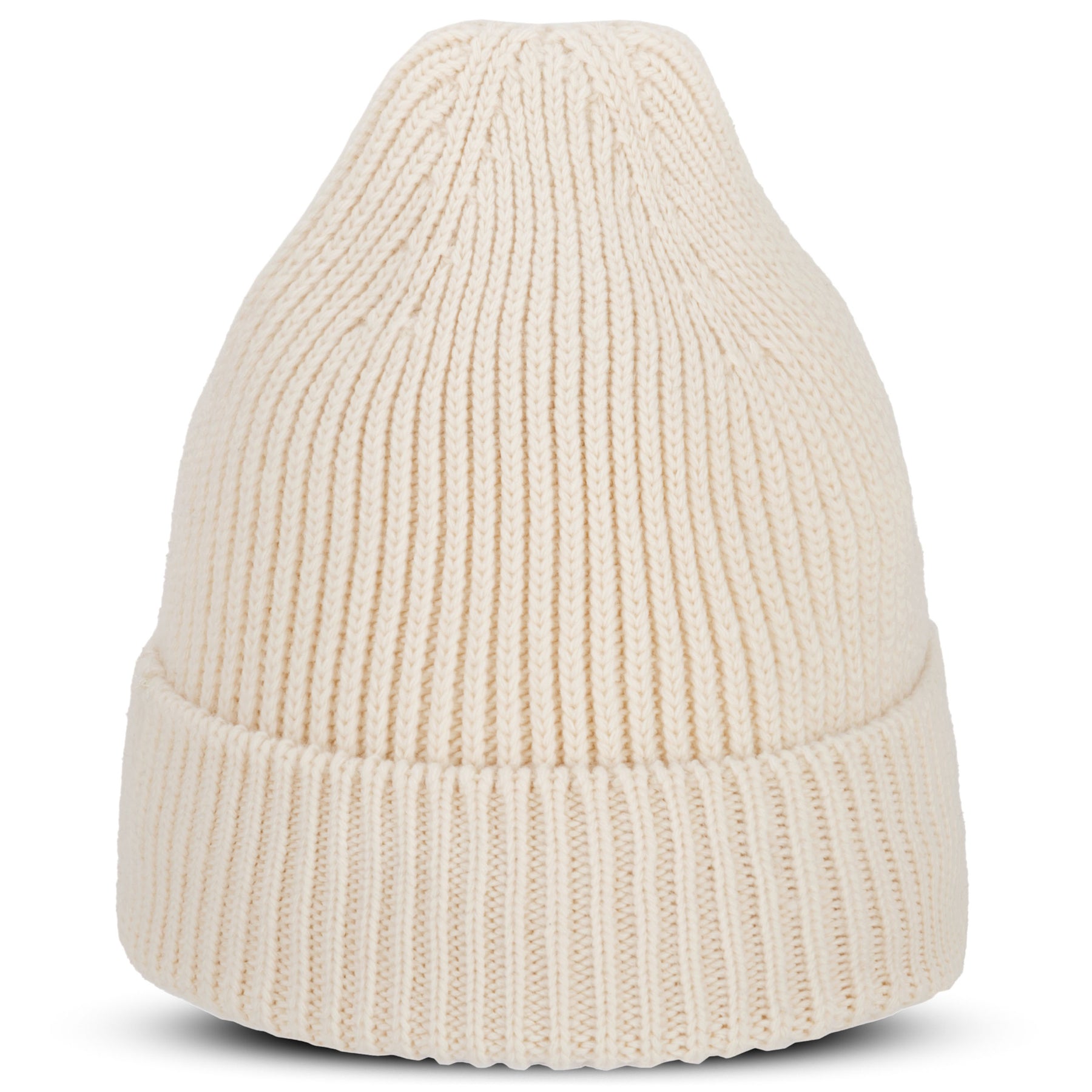 Creme-beige Strickmütze 'Billie' mit Umschlag von Johnny Urban