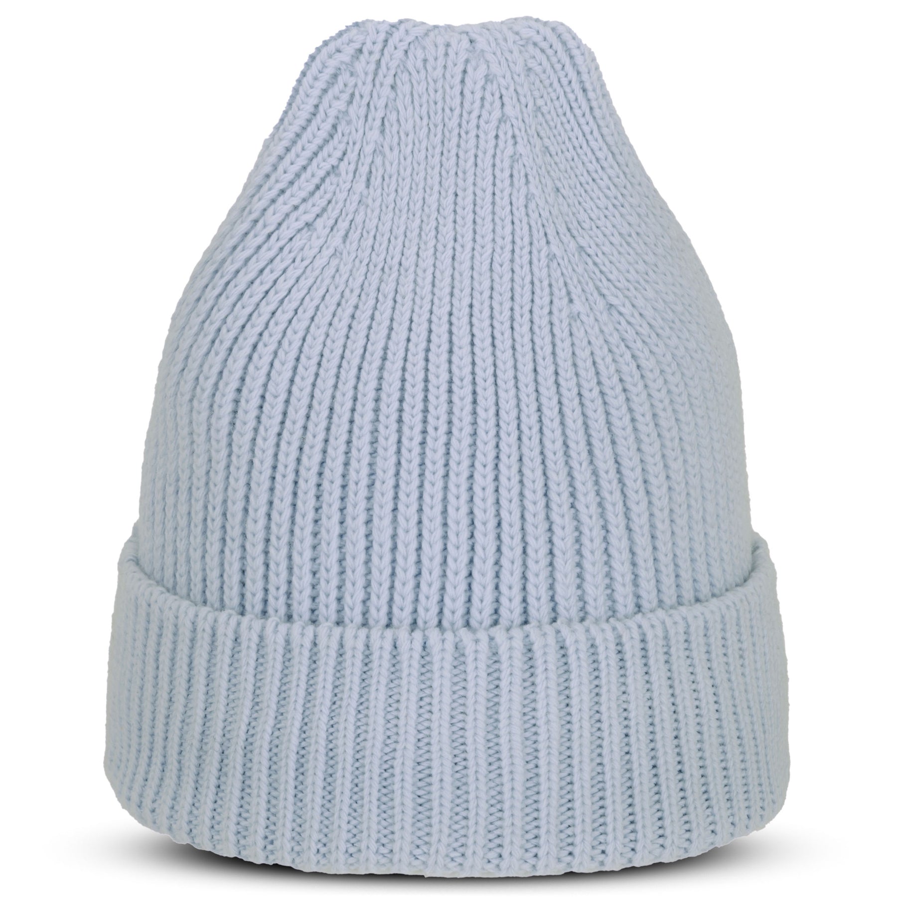 Hellblaue Strickmütze 'Billie' von Johnny Urban mit Umschlag