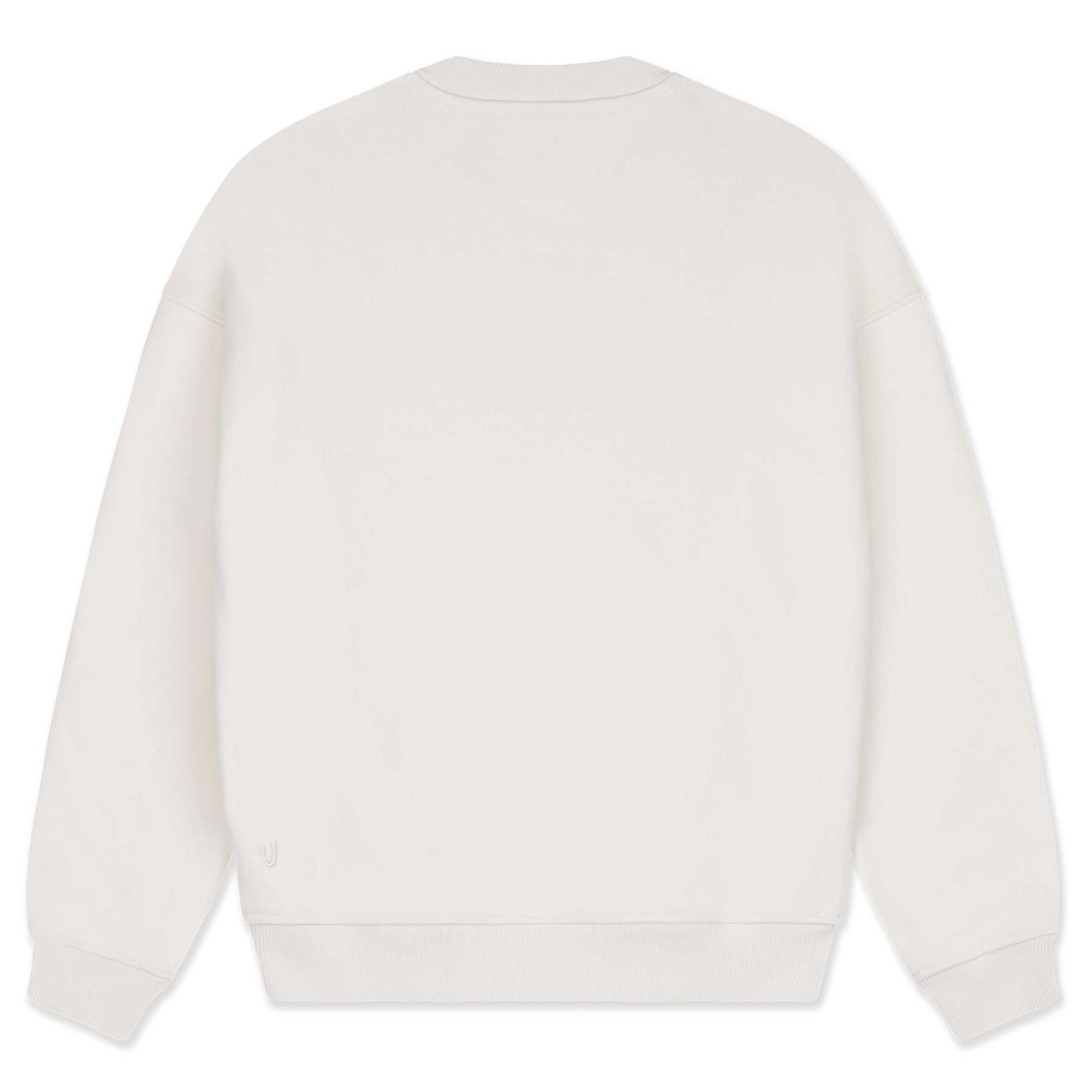 Oversized Crewneck 'Carter' von Johnny Urban in cremeweiß, Rückansicht, lange Ärmel, schlichter Schnitt
