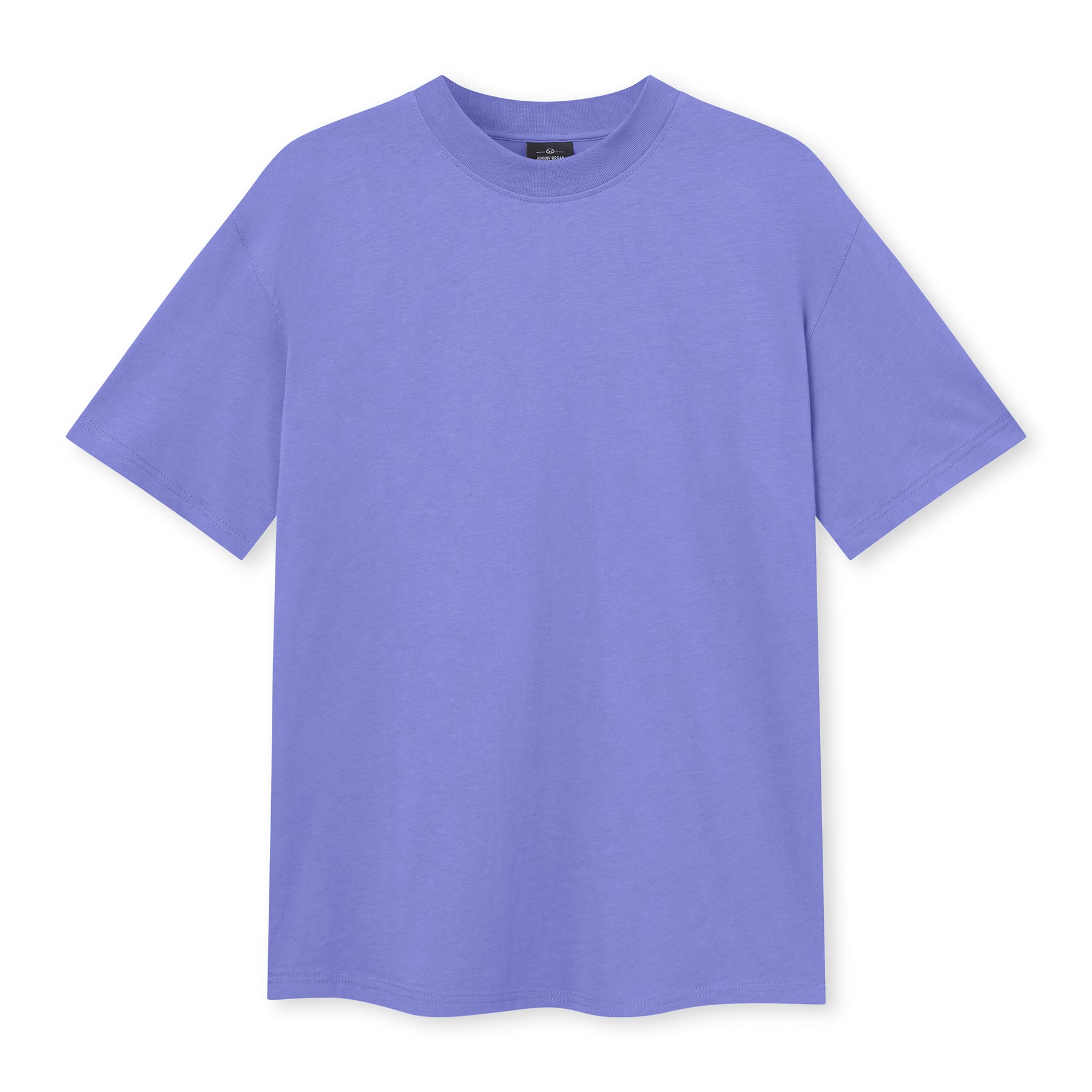 Violettes Oversize-T-Shirt ohne Aufdruck