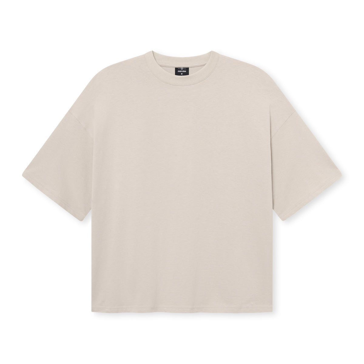 Oversize-T-Shirt 'Vic' von Johnny Urban in Sandfarben mit kurzen Ärmeln und rundem Ausschnitt