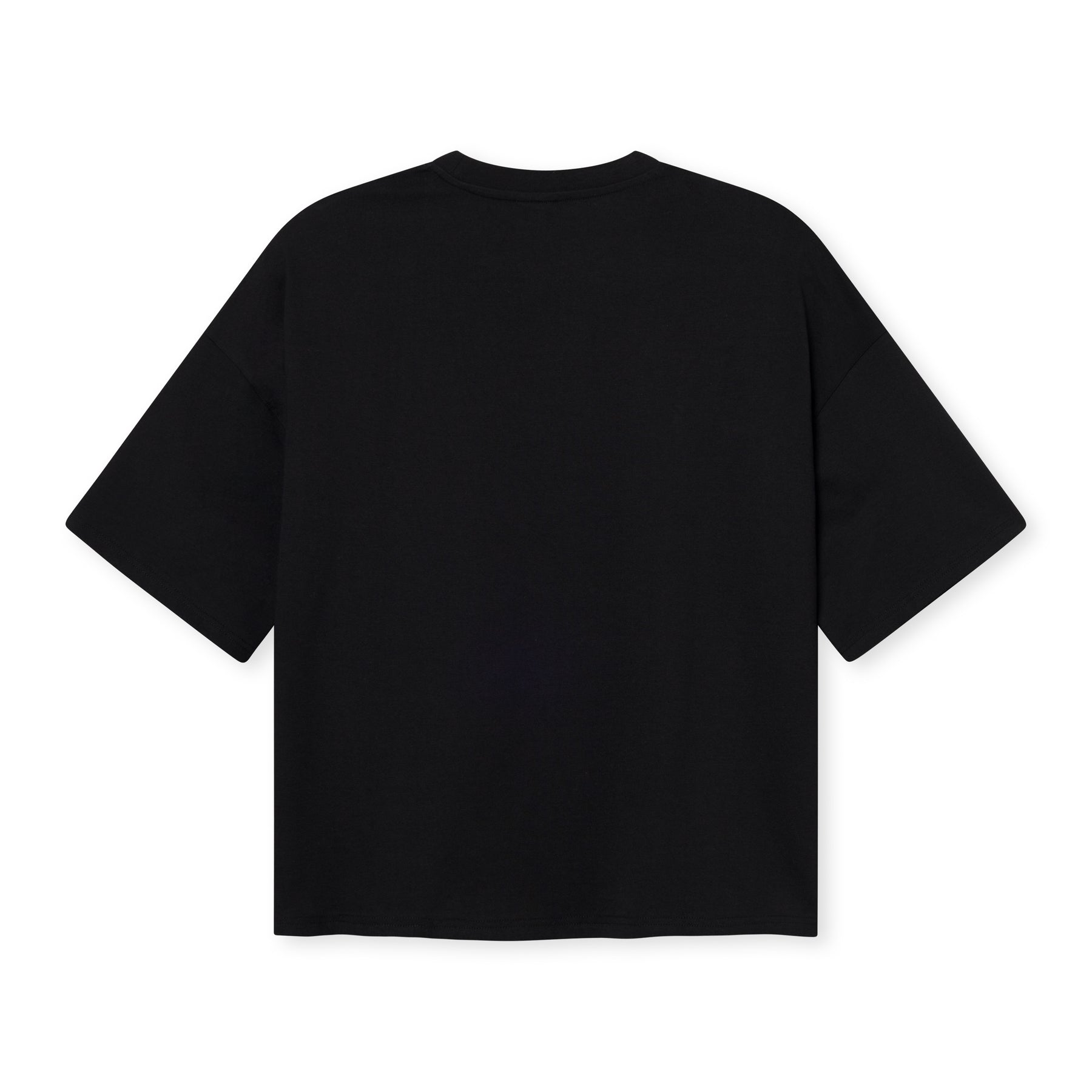 Schwarzes Oversize-T-Shirt 'Vic' von Johnny Urban, Rückansicht, kurzer Ärmel, Rundhalsausschnitt