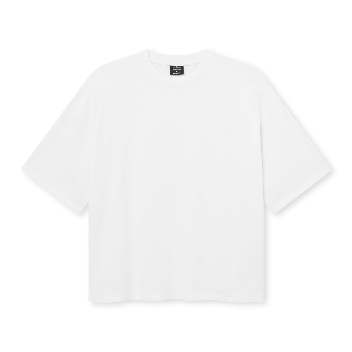 Weiße Oversize-T-Shirt 'Vic' von Johnny Urban mit kurzem Arm und Rundhalsausschnitt