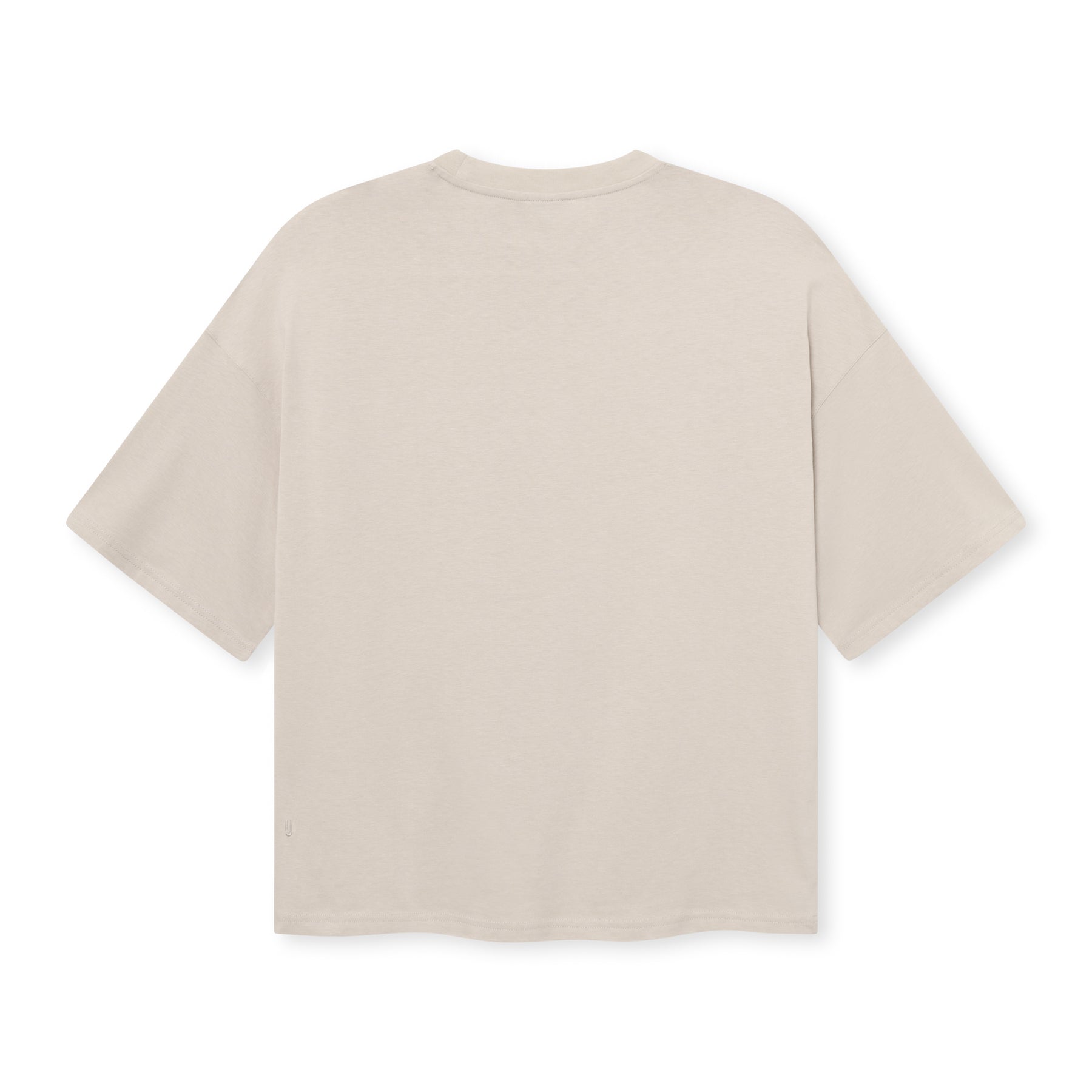 Oversize T-Shirt 'Vic' in Sand, kurzärmlig, locker geschnitten