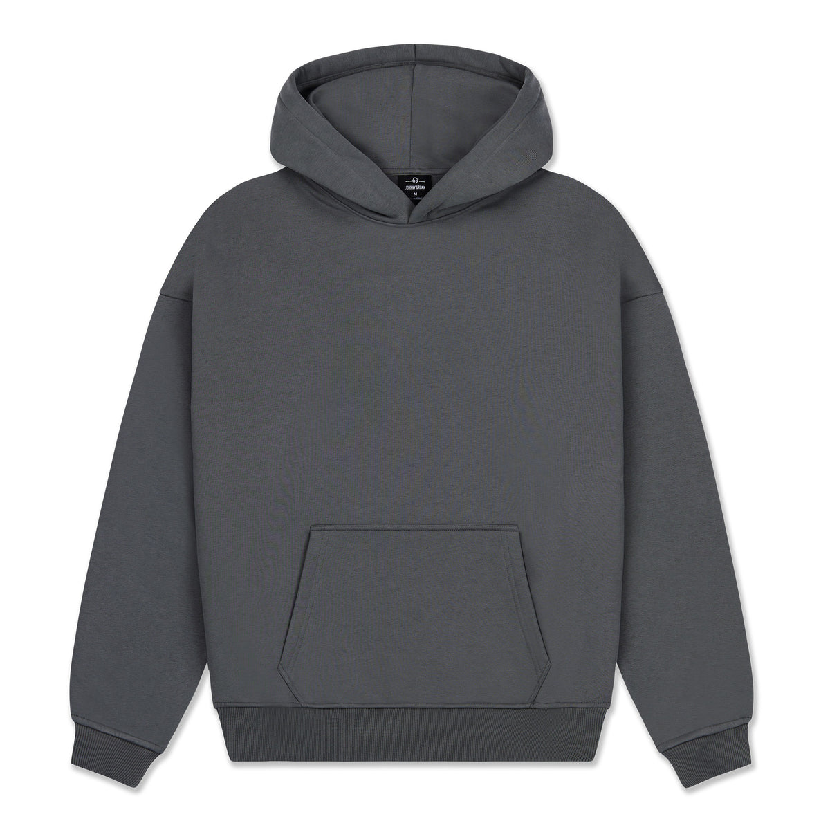 Dunkelgrauer Oversized Hoodie 'Cody' von Johnny Urban mit Kängurutasche und Kapuze