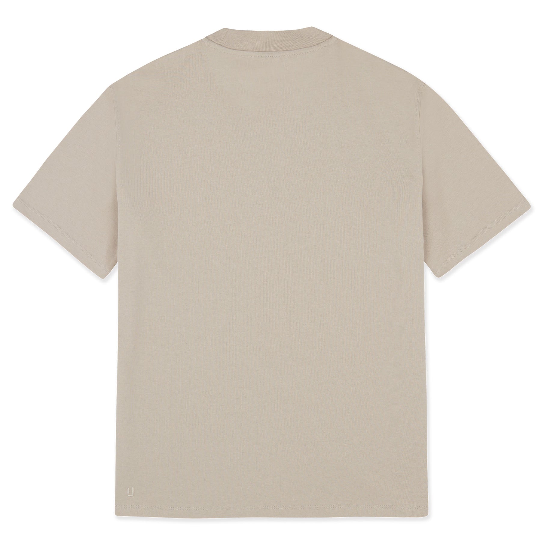 Beige oversized T-Shirt 'Sammy' von Johnny Urban, Rückansicht, schlichtes Design aus Baumwolle