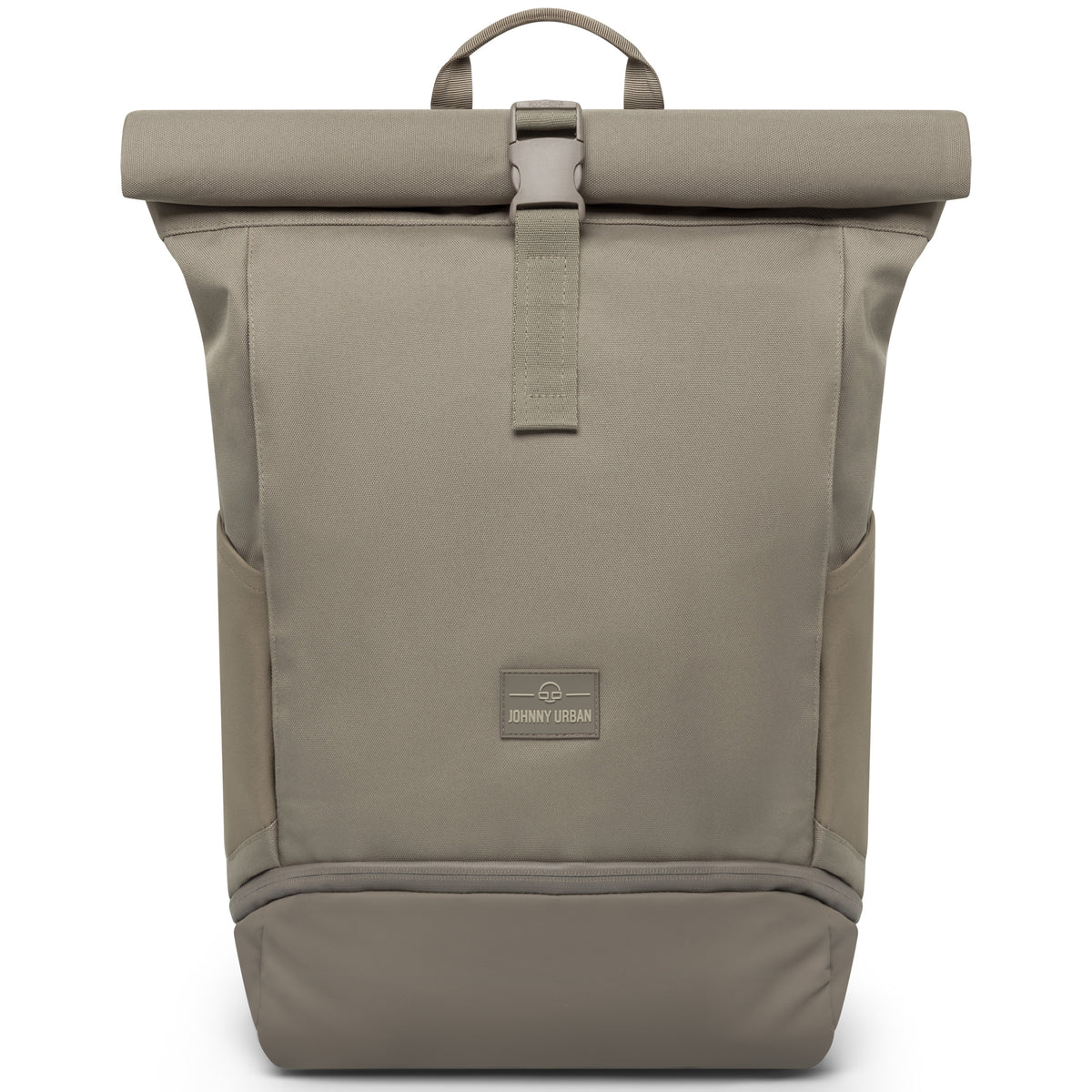 Rolltop Rucksack 'Allen Large' von Johnny Urban in desert grey mit braunen Akzenten