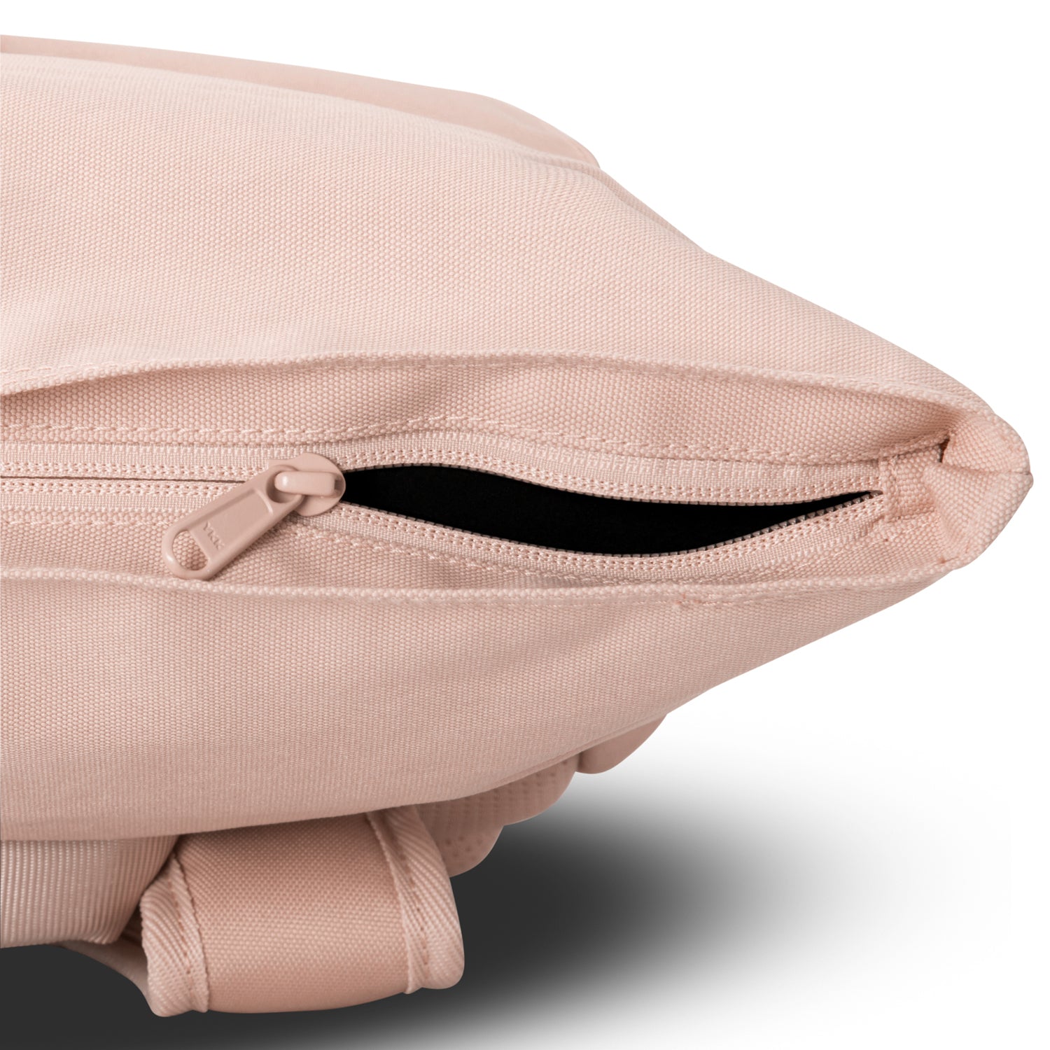 Rolltop Rucksack Allen Medium in Rosa mit Reißverschluss und robustem Gewebe