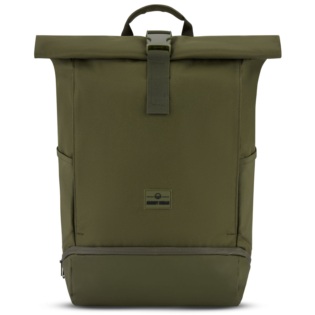 Großer olivgrüner Rolltop Rucksack 'Allen XL' von Johnny Urban mit Schnallenverschluss