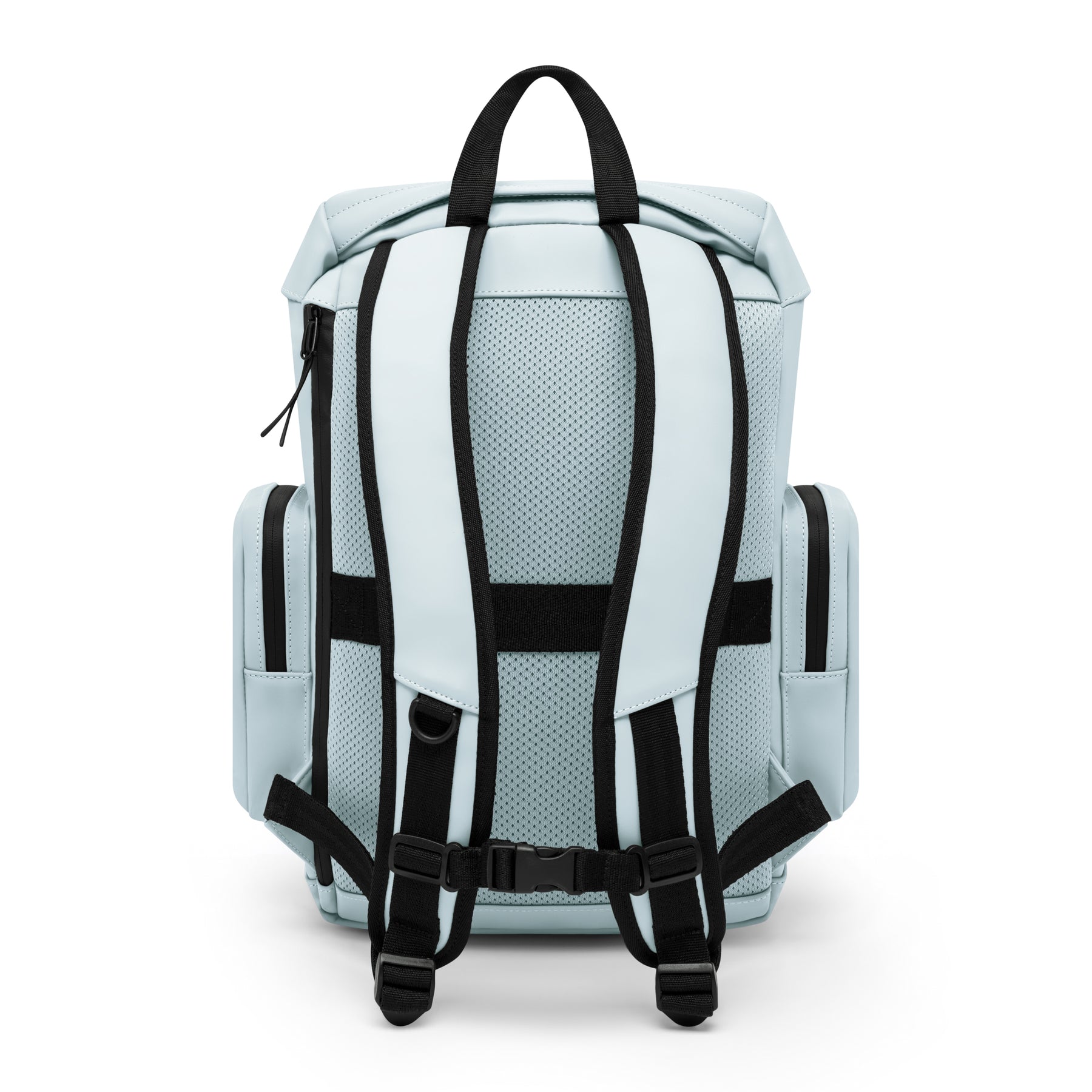 Rucksack 'Finley' von Johnny Urban in Ice-Blau, gepolsterte Rückenpartie und verstellbare schwarze Träger