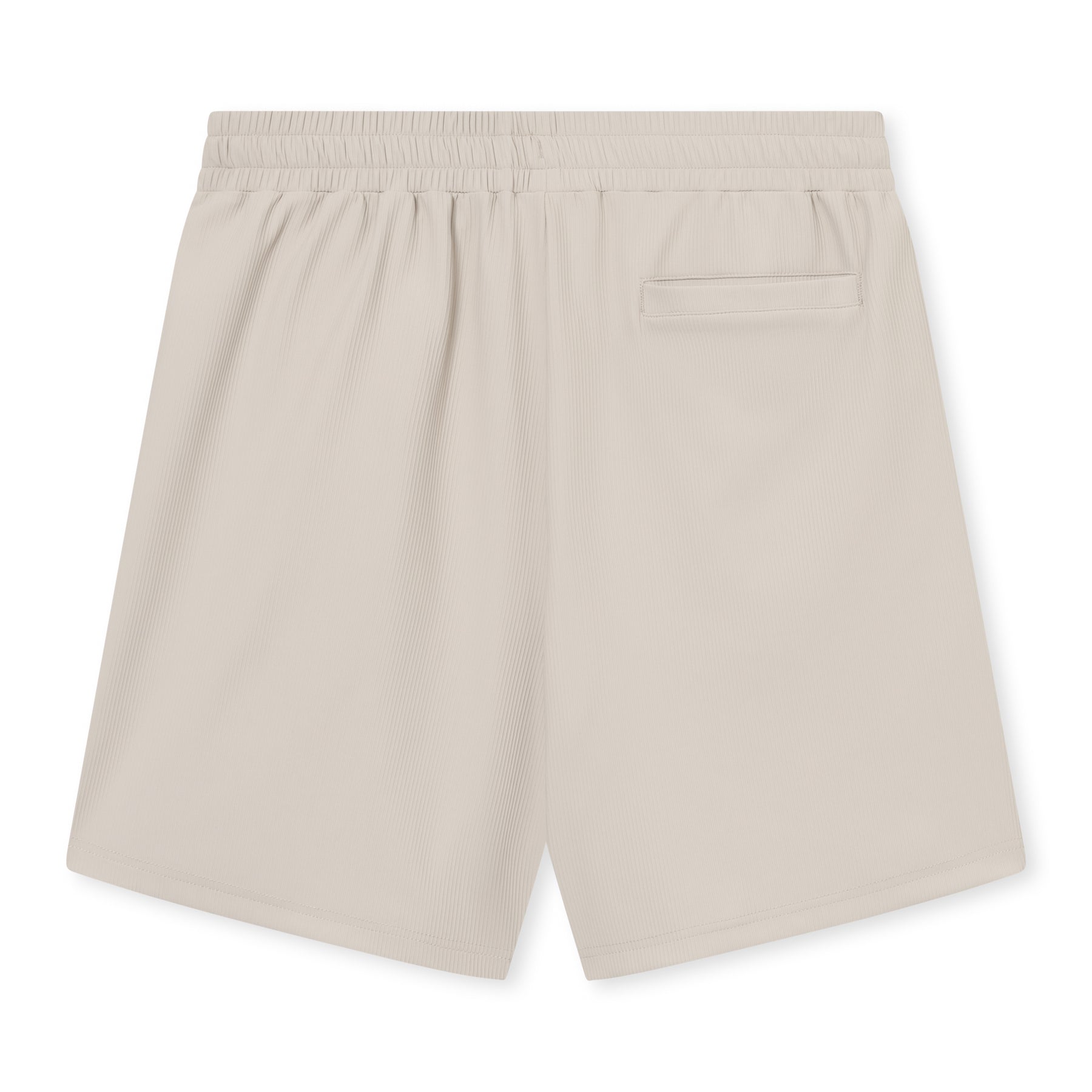 Herren-Shorts 'Mason' in Sandfarbe mit elastischem Bund und einer hinteren Tasche