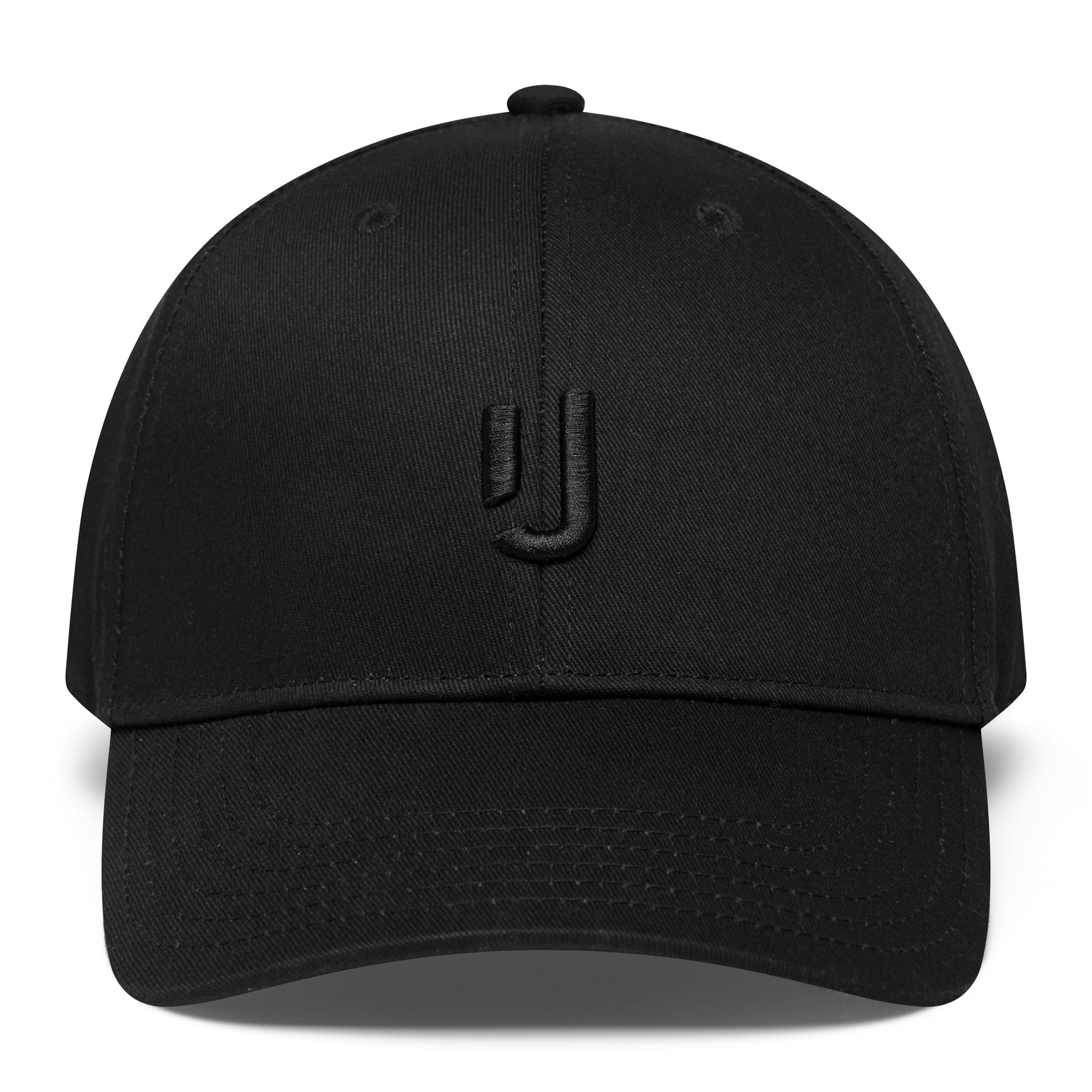 Schwarze Snapback-Cap 'Jason' mit gesticktem Logo vorne