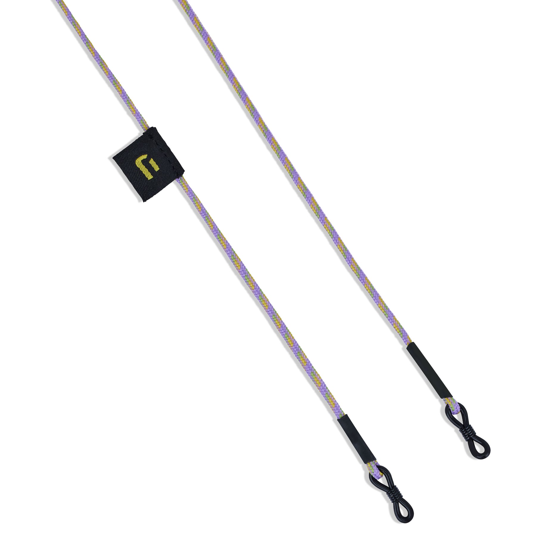 Johnny Urban Sonnenbrillenbänder 'Jade' 2er Set in lila mit schwarzem Logo-Label und elastischen Enden