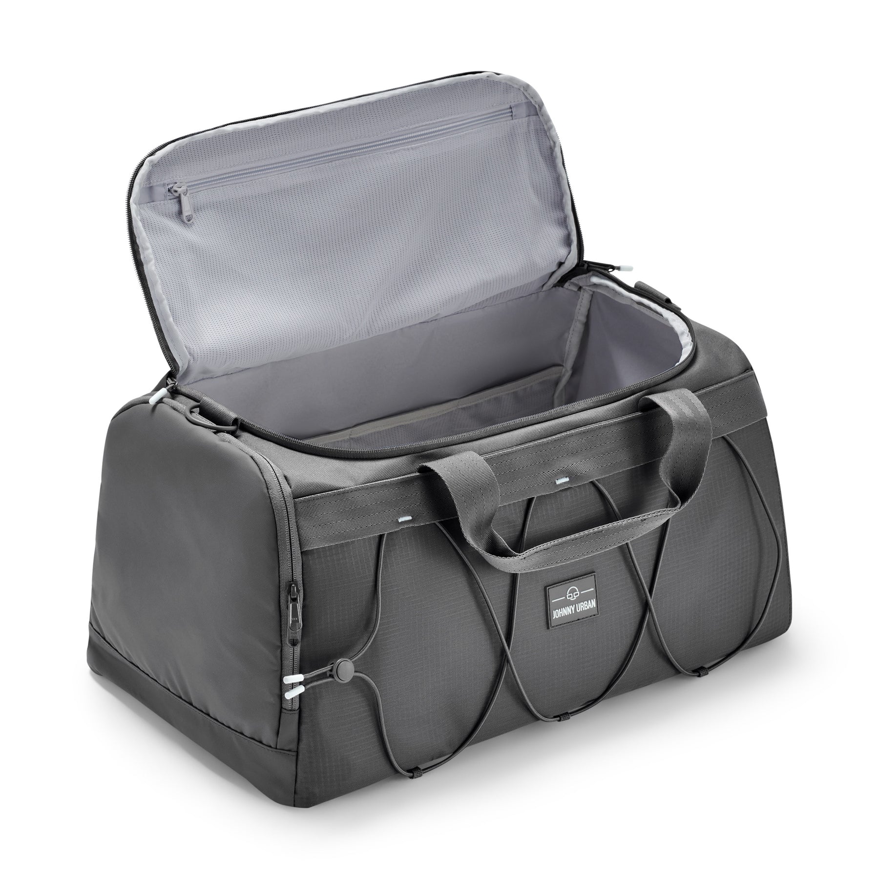 Duffle Bag 'Shawn Medium' von Johnny Urban in dunkelgrau mit offenem Hauptfach und Innenfach mit Reißverschluss
