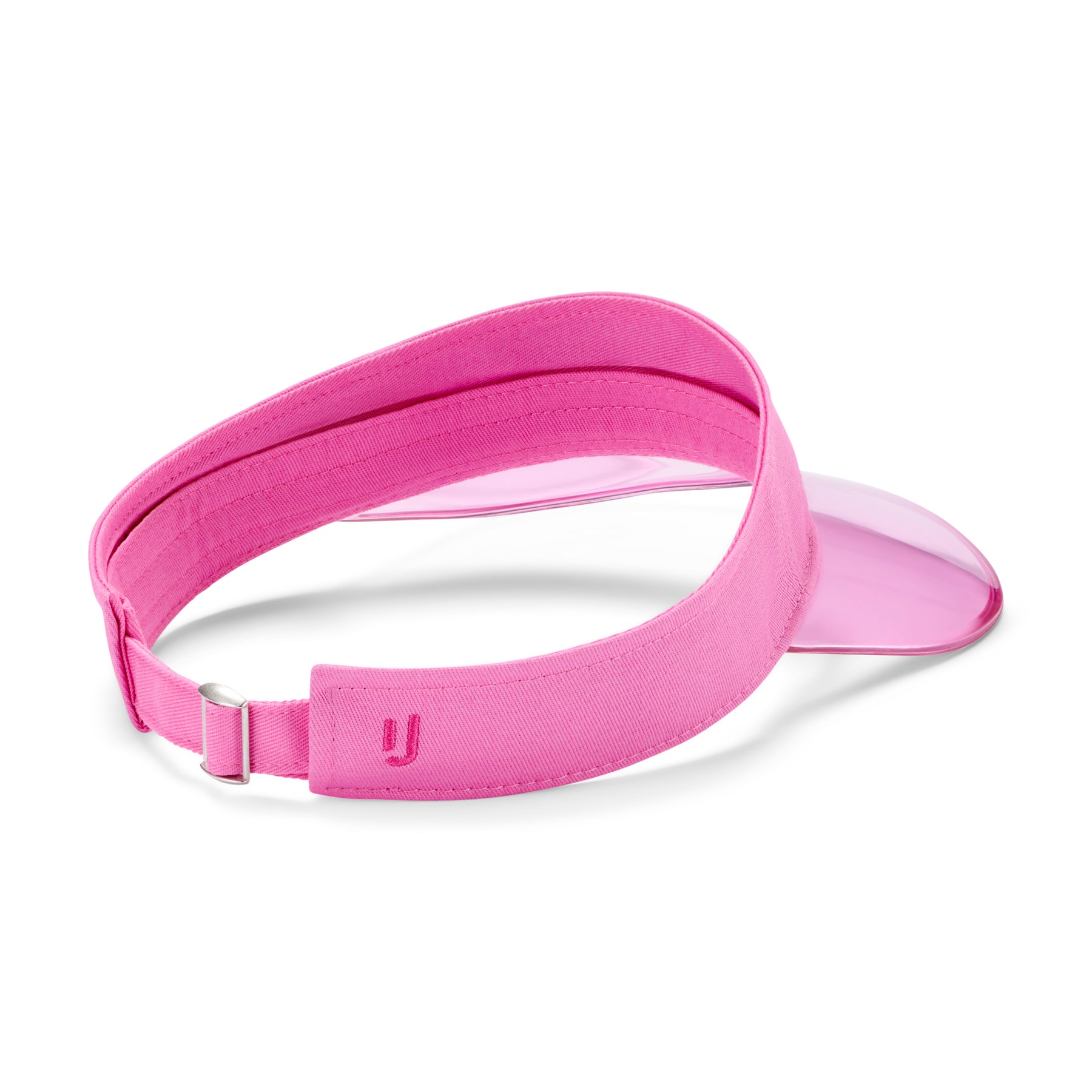 Johnny Urban Sonnenvisier 'Joy' in Pink mit verstellbarem Riemen und transparentem Schild