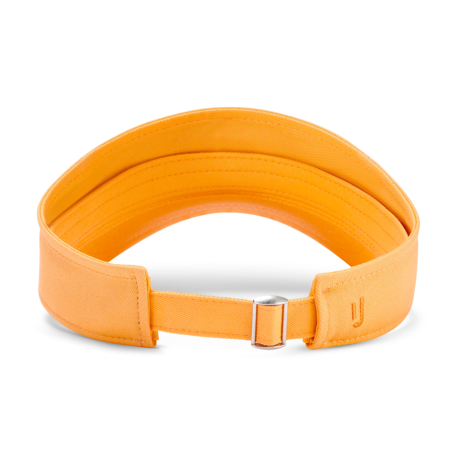 Oranger Sun Visor 'Terry' mit verstellbarem Riemen und Metallverschluss